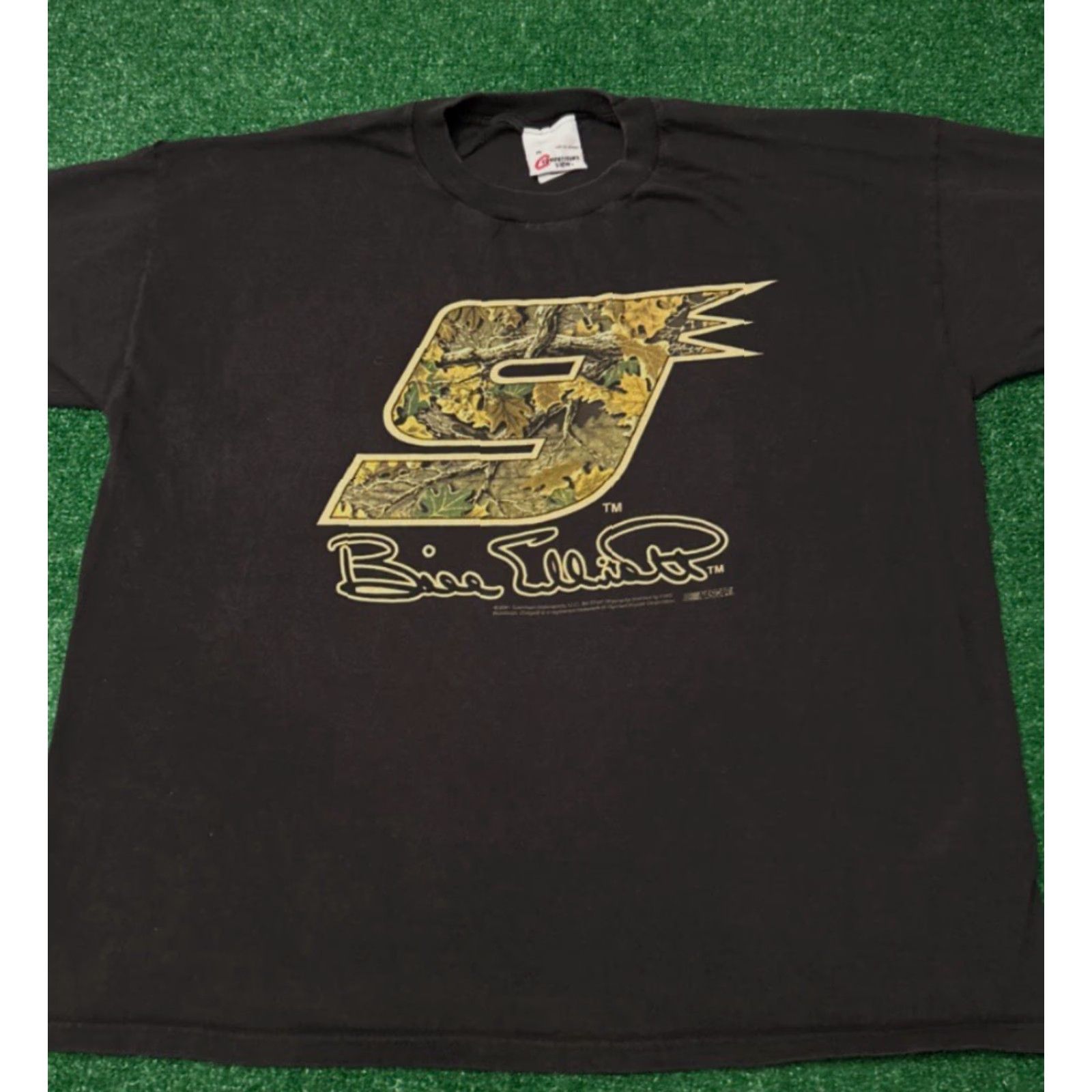 NASCAR VINTAGE NASCAR Realtree Bill Elliott Real Teee Racing 2001 VTG Shirt XL Black Men T-Shirt Short Sleeve 90s Y2K Sports Racing Vintage Size US XL / EU 56 / 4 - 3 Thumbnail