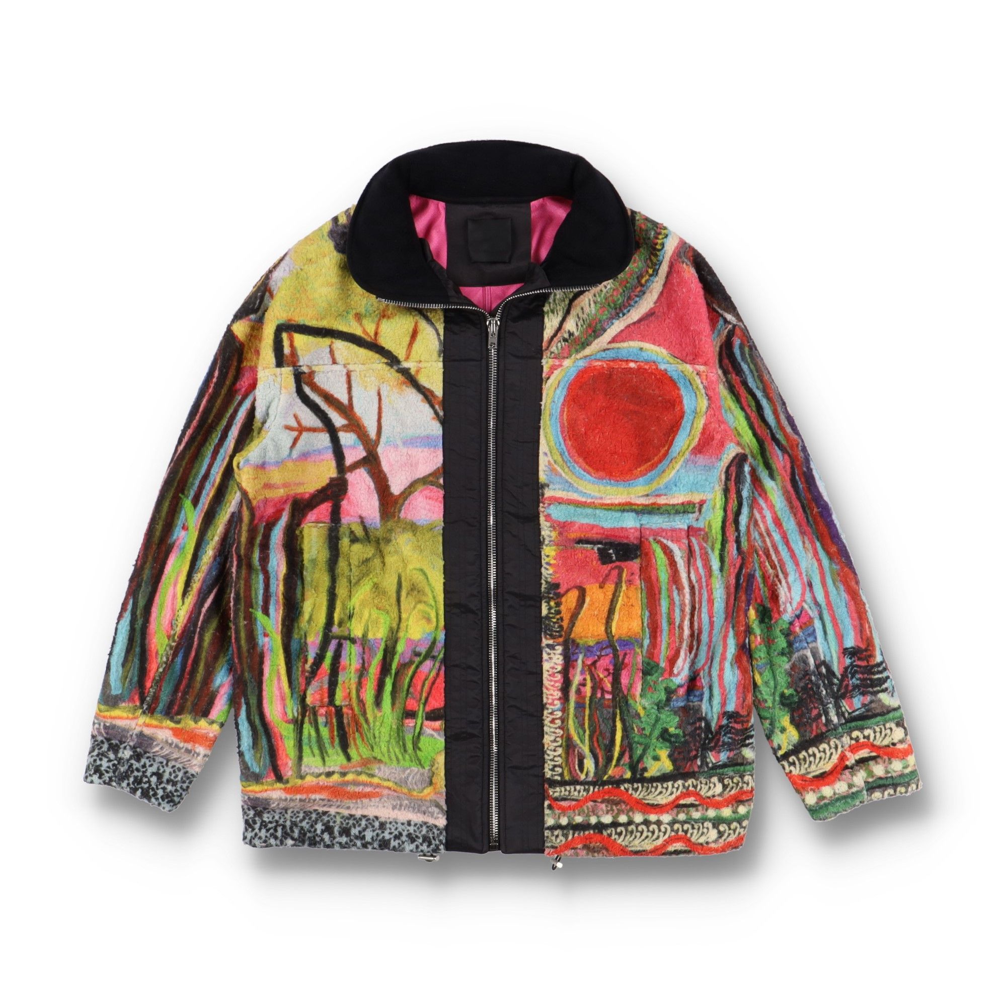 Givenchy x Josh Smith 1 of 1 Reaper Fleece Zip Jacket Size US M / EU 48-50 / 2 - 4 Thumbnail