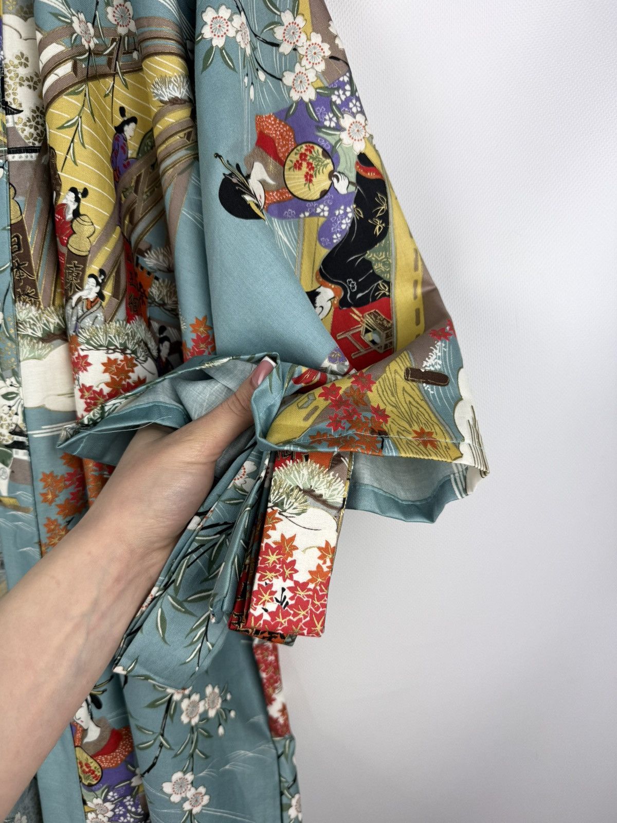 Other Japanese Overprinted Kimono Haori One Size Unisex Size US L / EU 52-54 / 3 - 13 Thumbnail
