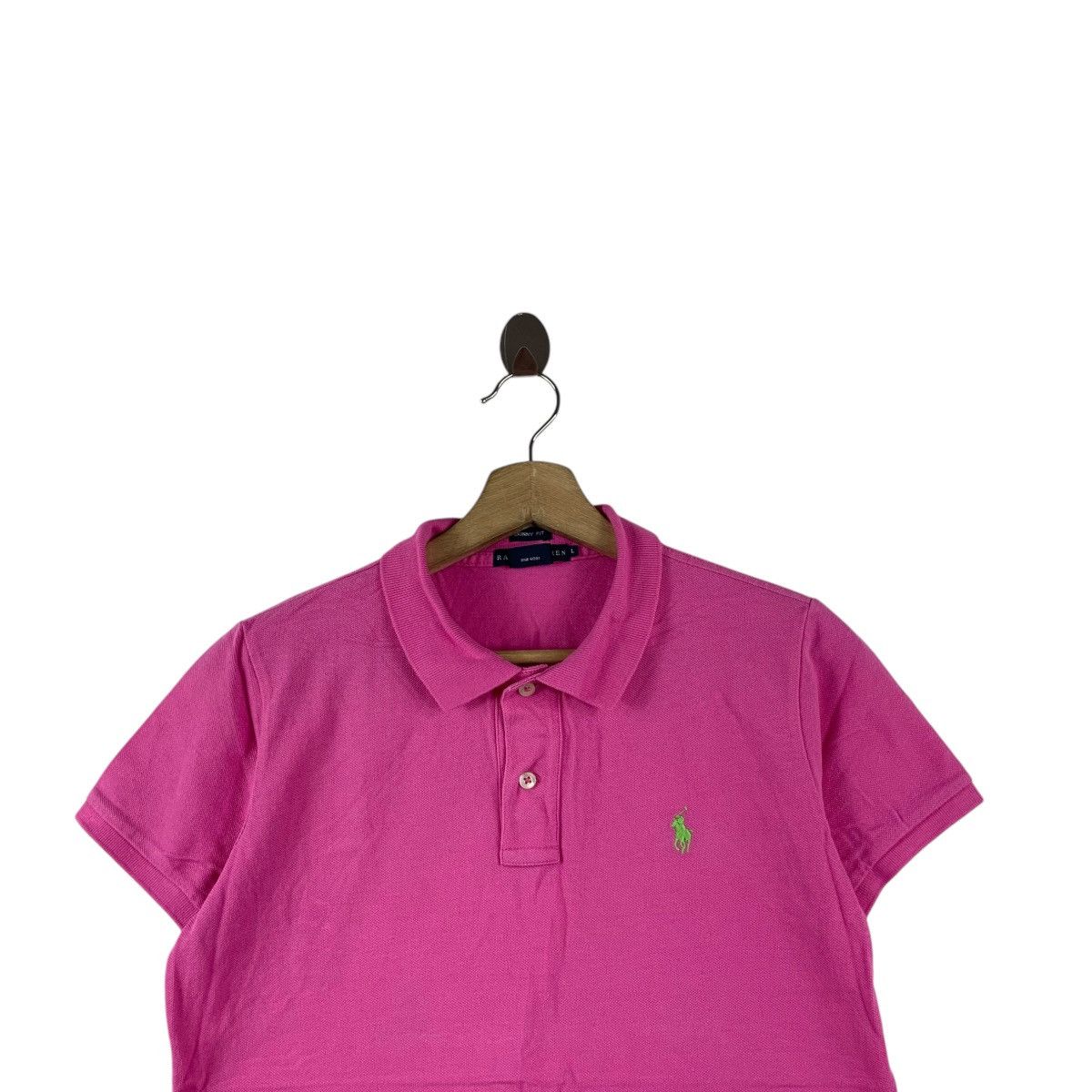 Polo Ralph Lauren Vintage RALPH LAUREN Small Pony Skinny Fit Polo Tee Shirt Size L / US 10 / IT 46 - 2 Thumbnail