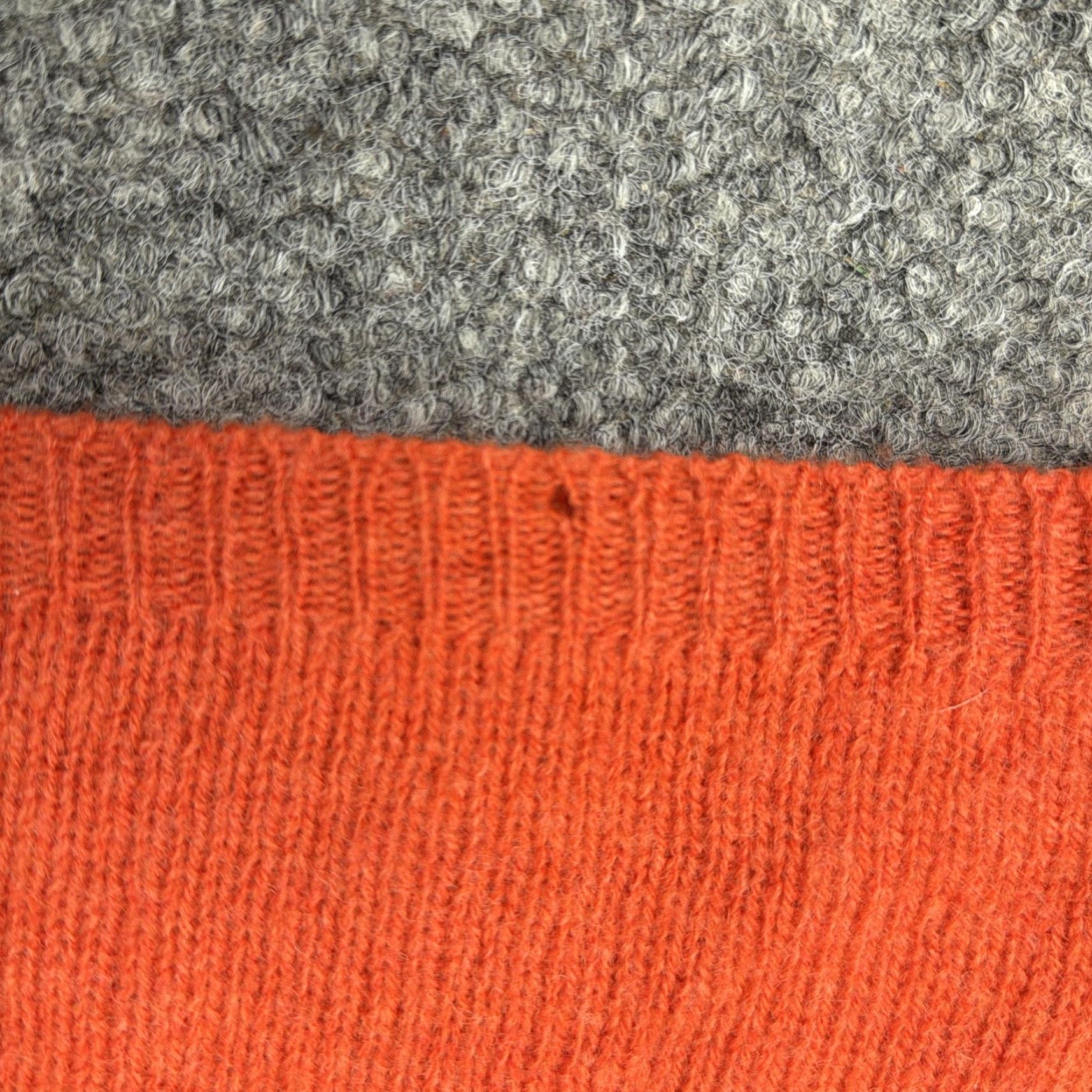 Vintage New York & Company NY&CO Sweater Womens XL Orange Wool V Neck Pullover Knit Size XL / US 12-14 / IT 48-50 - 4 Thumbnail