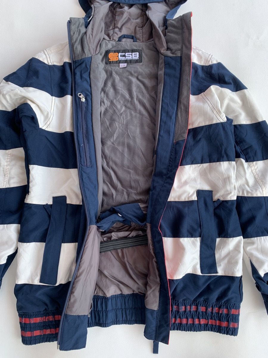 If Six Was Nine × Japanese Brand × Le Grande Bleu (L.G.B.) CSB Heavy Stripe Ifsixwas Lgb Style Zip Jacket with Hood Size US L / EU 52-54 / 3 - 3 Thumbnail