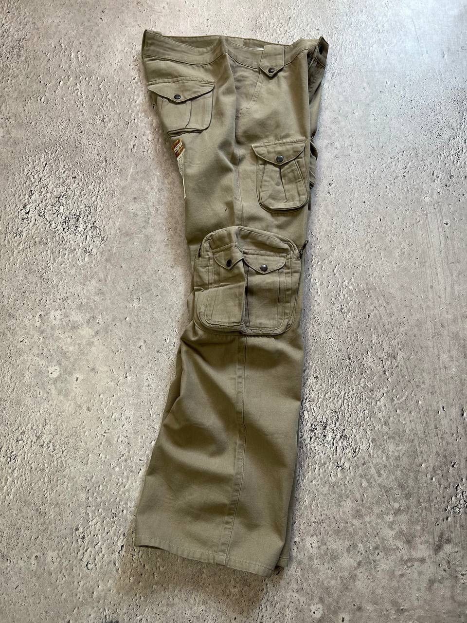 Hysteric Glamour × If Six Was Nine × Le Grande Bleu (L.G.B.) RARE vintage If Six Was Nine style flared cargo pants Y2K Size US 29 - 2 Thumbnail