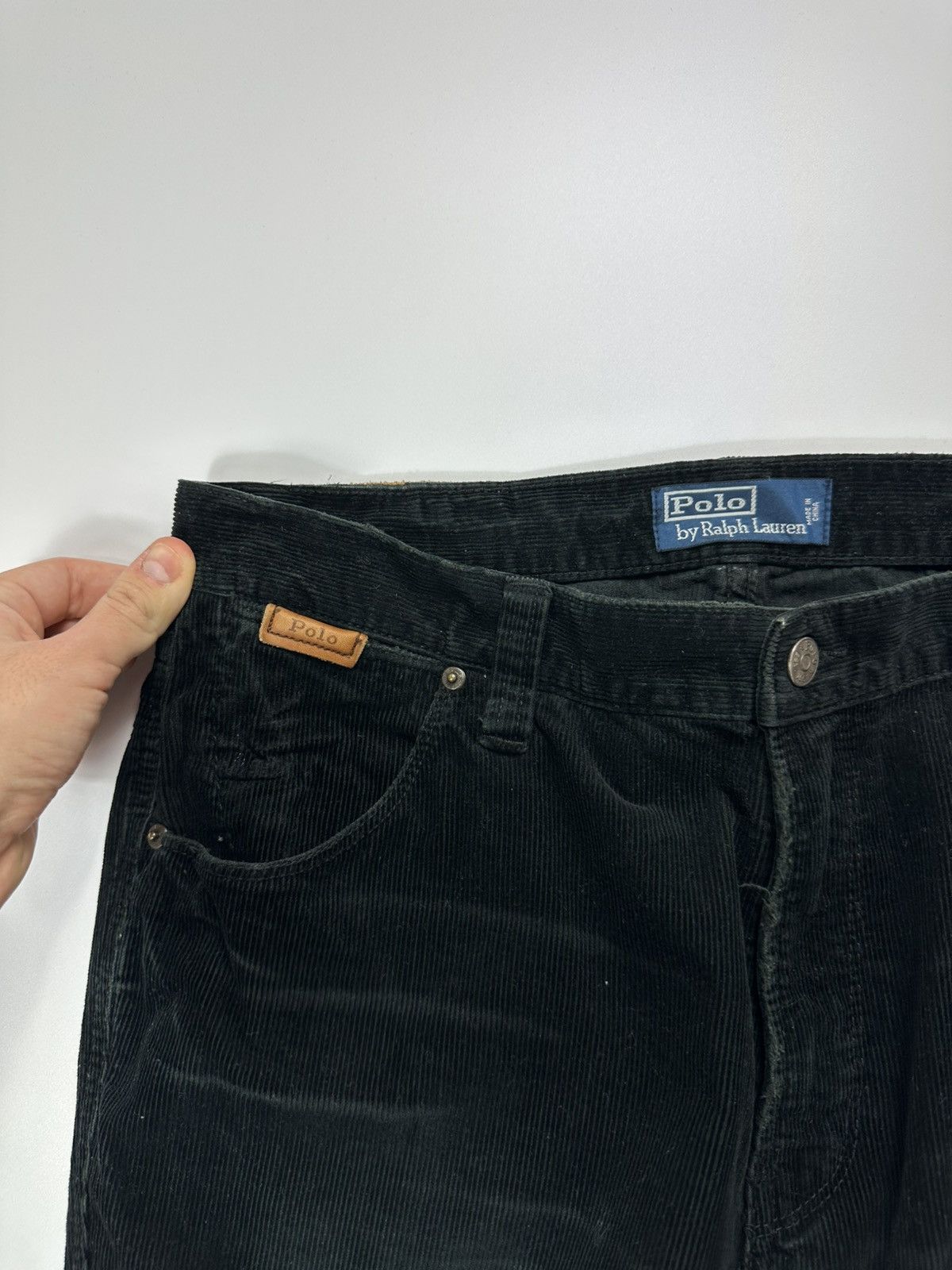 Polo Ralph Lauren Polo Ralph Lauren Classic Velvet Pants Black W34 L34 Size US 34 / EU 50 - 11 Thumbnail
