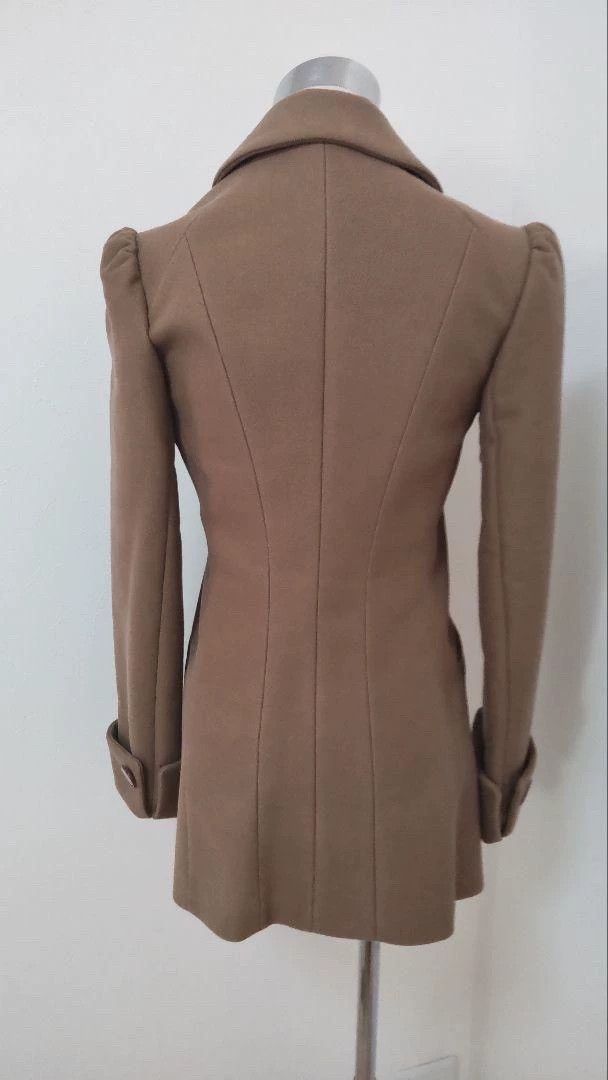 Vivienne Westwood Vivienne Westwood Coffee-colored heterolined wool coat Size M / US 6-8 / IT 42-44 - 2 Thumbnail