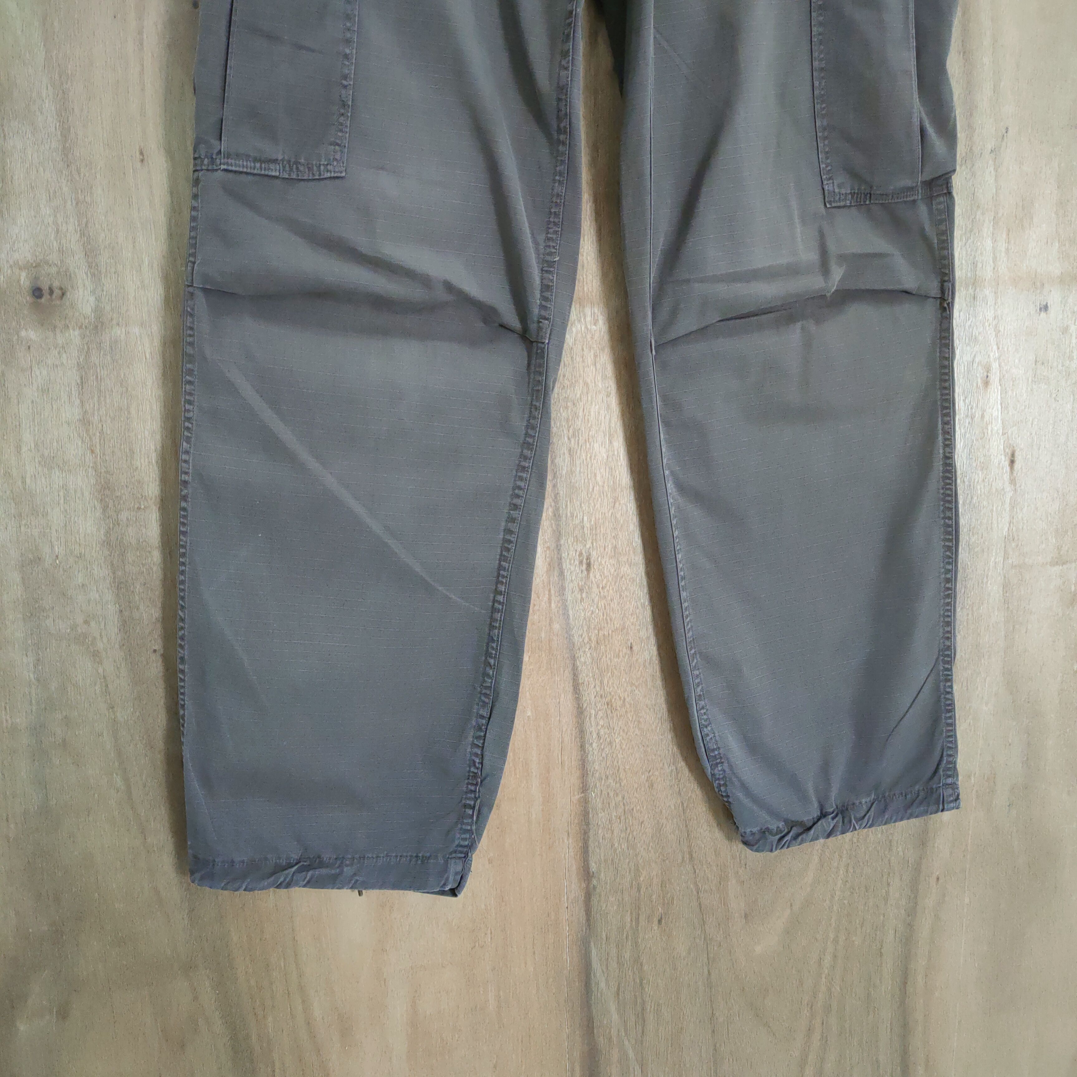 Japanese Brand VINTAGE MILITARY BROWN FADED CARGO PANTS Size US 30 / EU 46 - 4 Thumbnail