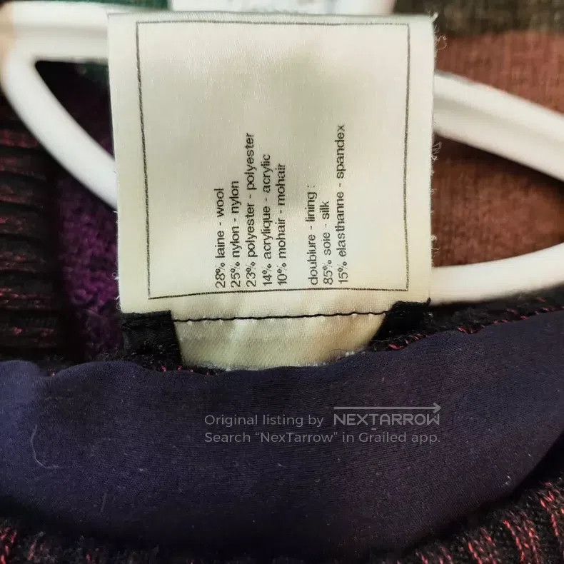 Chanel Chanel Purple and green colour matching sweater Size XXS / US 00 / IT 34 - 5 Thumbnail