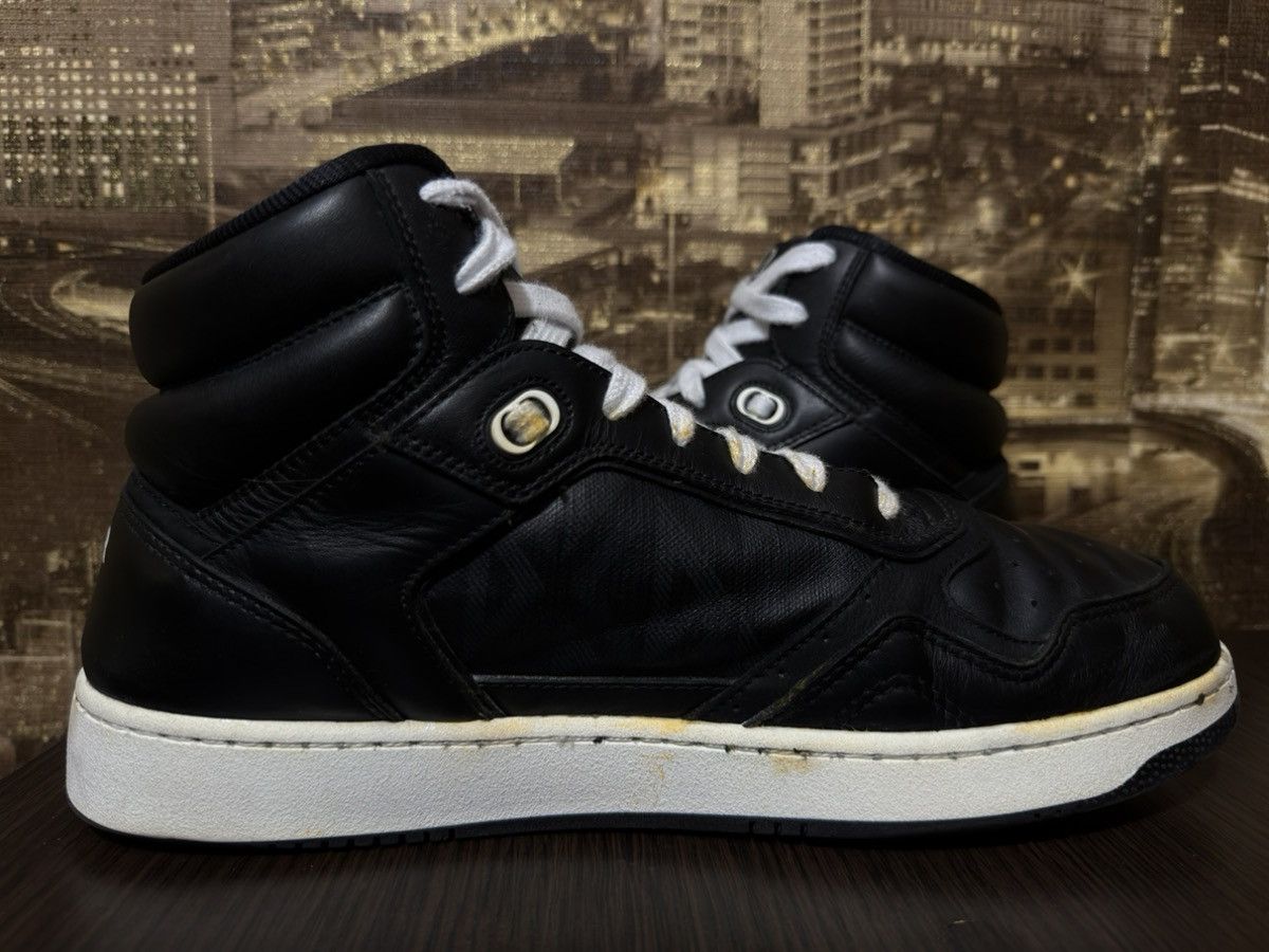 Dior Dior B27 Leather High-Top Sneakers 43 Men's Black LS 0822 Size US 10.5 / EU 43-44 - 3 Thumbnail