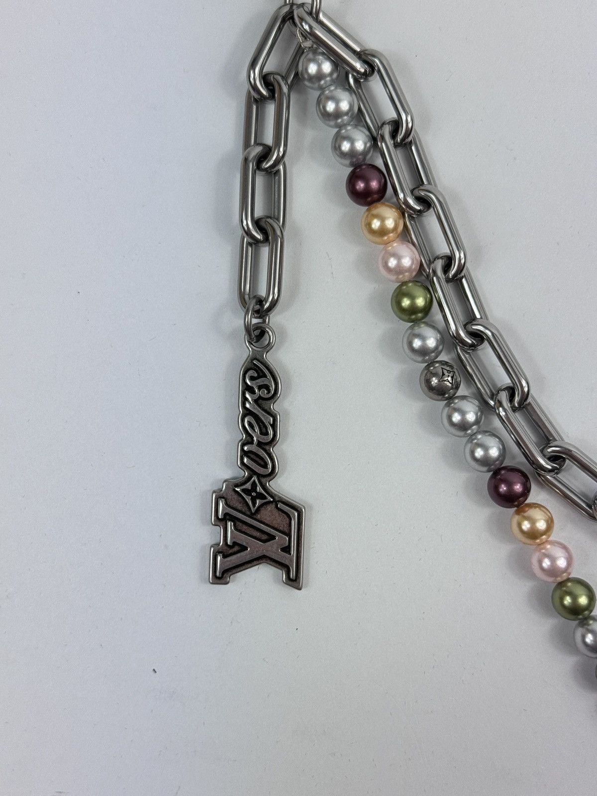 Louis Vuitton PEARLS CHAIN BELT AND BAG CHARM KEY WALLET CHAIN M02293 Size ONE SIZE - 4 Thumbnail