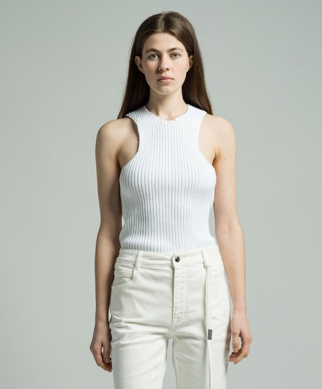 Ann Demeulemeester Ann Demeulemeester Noya Cotton Top Size S / US 4 / IT 40 - 3 Thumbnail