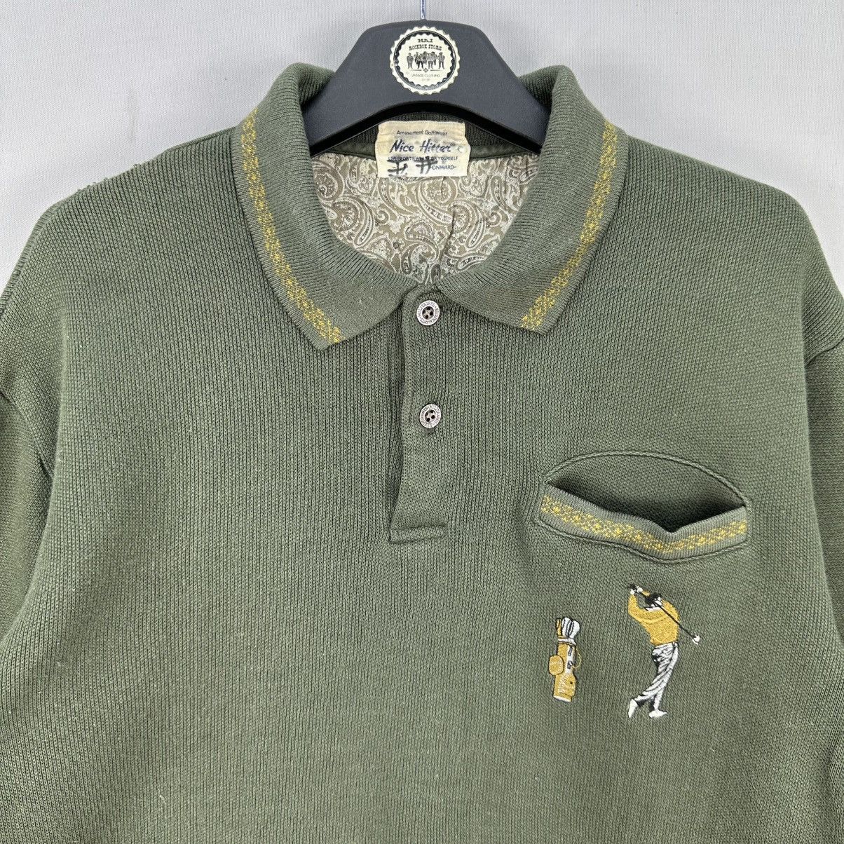 Japanese Brand Vintage 90's Amusement Golf Wear Retro Shirt by Nice Hilter Size US M / EU 48-50 / 2 - 7 Thumbnail