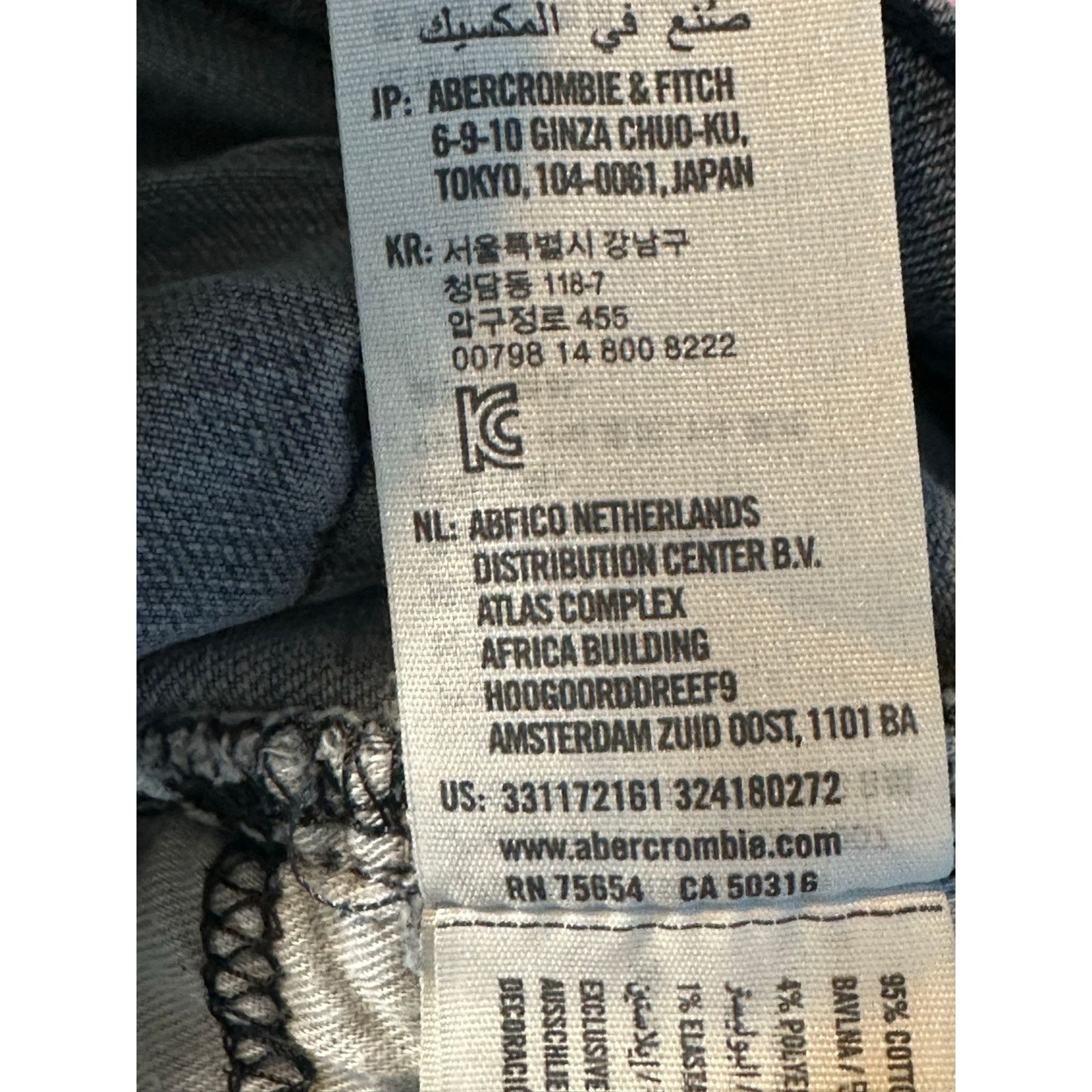 Hollister Hollister gray distressed super skinny jeans size 30 Size 30" / US 8 / IT 44 - 4 Thumbnail