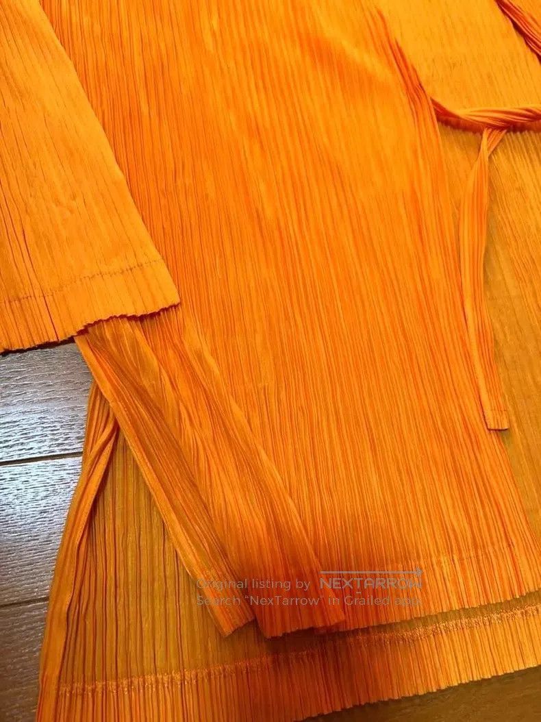 Issey Miyake Issey Miyake Orange Coat Size M / US 6-8 / IT 42-44 - 4 Thumbnail
