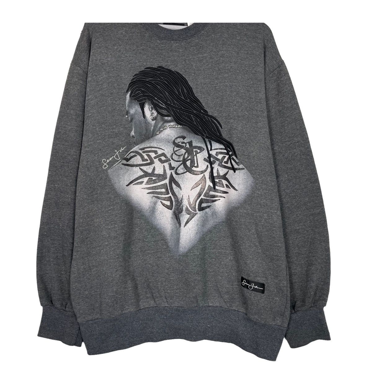 Japanese Brand × Rap Tees × Sean John 💥SEAN JOHN TATTOO GUY CREWNECK SWEATER Size US XL / EU 56 / 4 - 5 Thumbnail