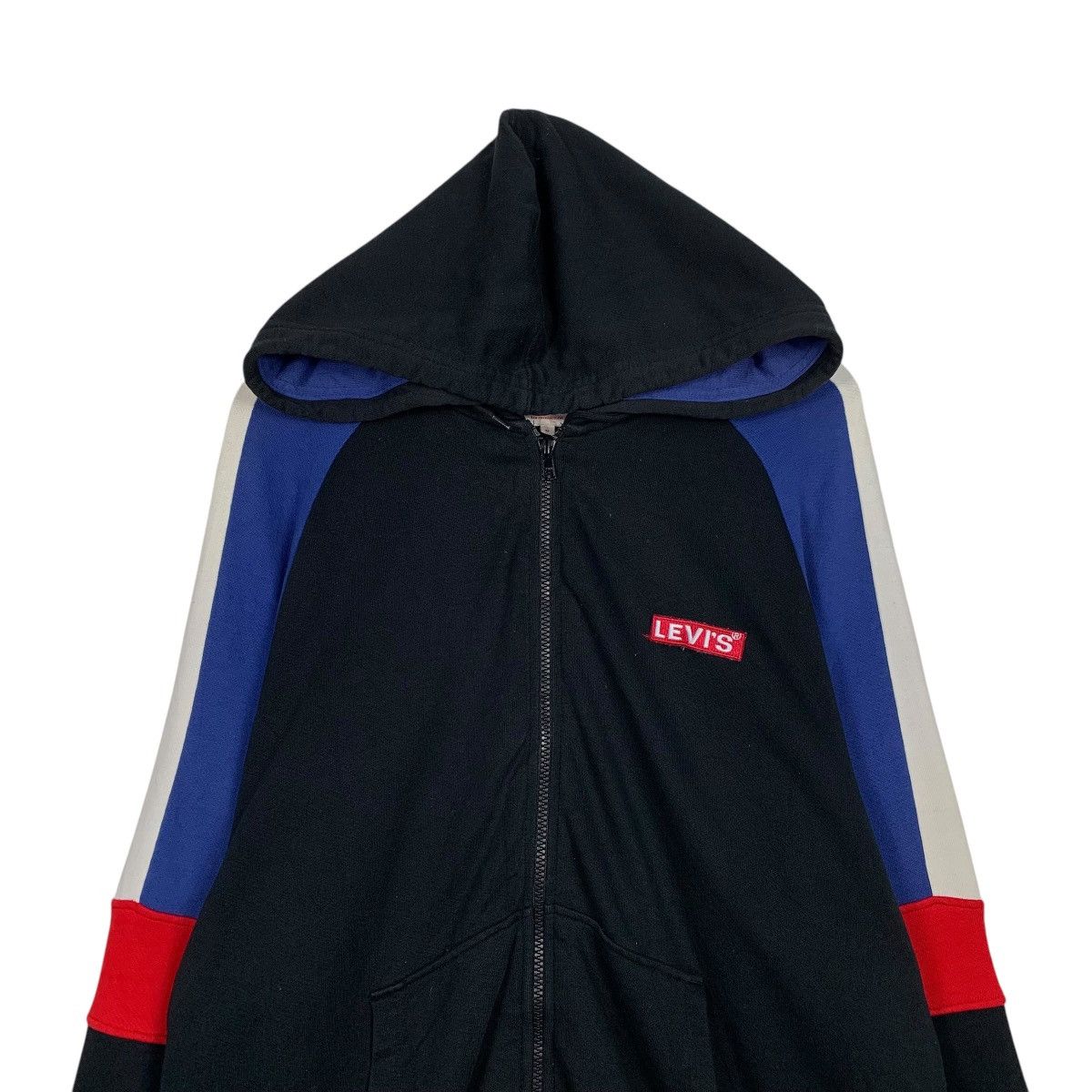 Levi's Levis Color Block Zipper Hoodie Size US M / EU 48-50 / 2 - 2 Thumbnail