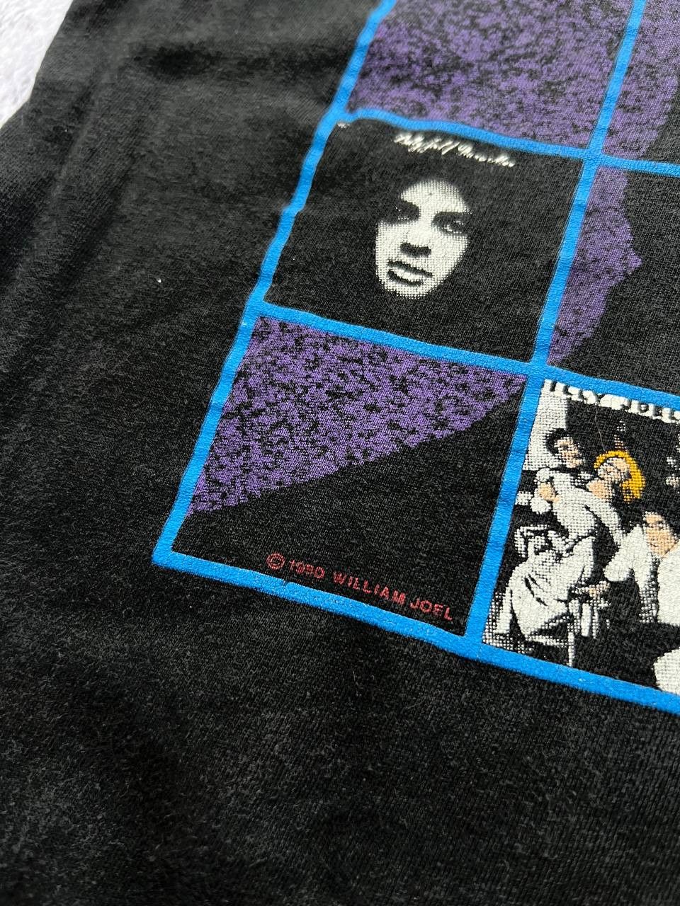 Band Tees × Vintage Vintage 1989/1990 Billy Joel Storm Front Album Cover Tshirt Size US L / EU 52-54 / 3 - 13 Thumbnail