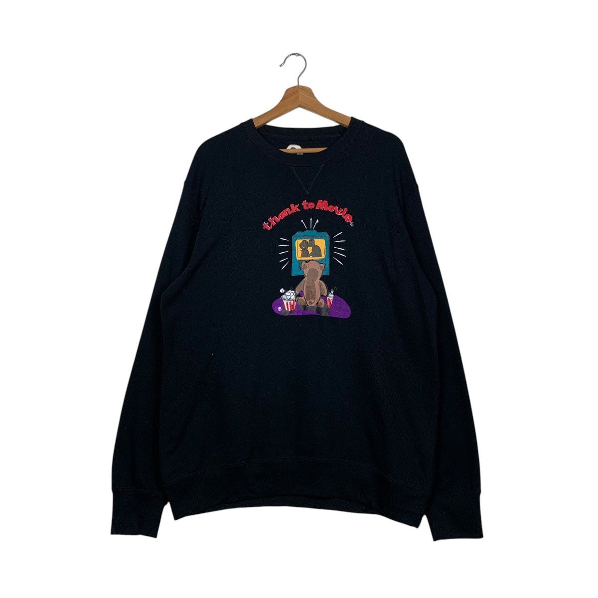 Japanese Brand THANK TO MOVIE Graphics Crewneck Sweatshirts #1752-C78 Size US M / EU 48-50 / 2 - 1 Thumbnail