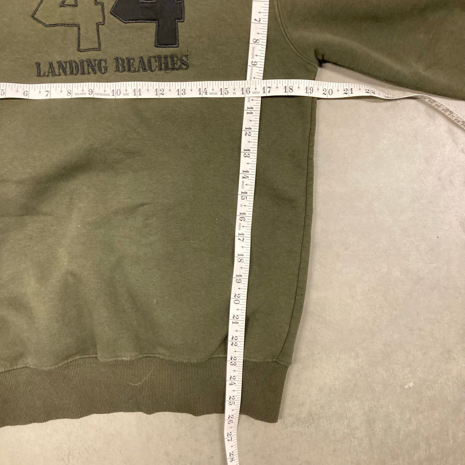 Vintage vintage Normandy military zip up hoodie Size US S / EU 44-46 / 1 - 3 Thumbnail