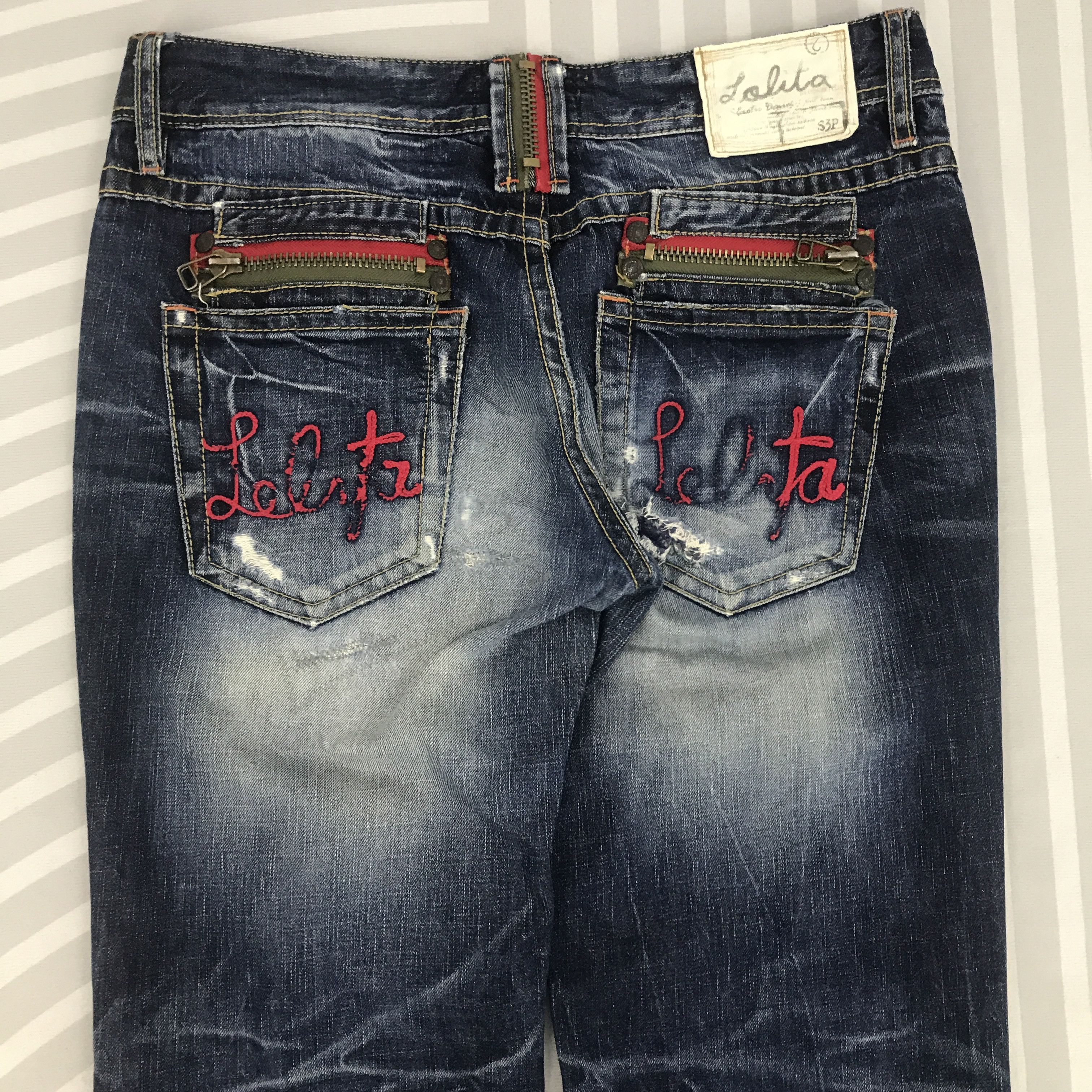 Vintage Vintage Lolita Distressed denim faded Jeans Size US 34 / EU 50 - 5 Thumbnail