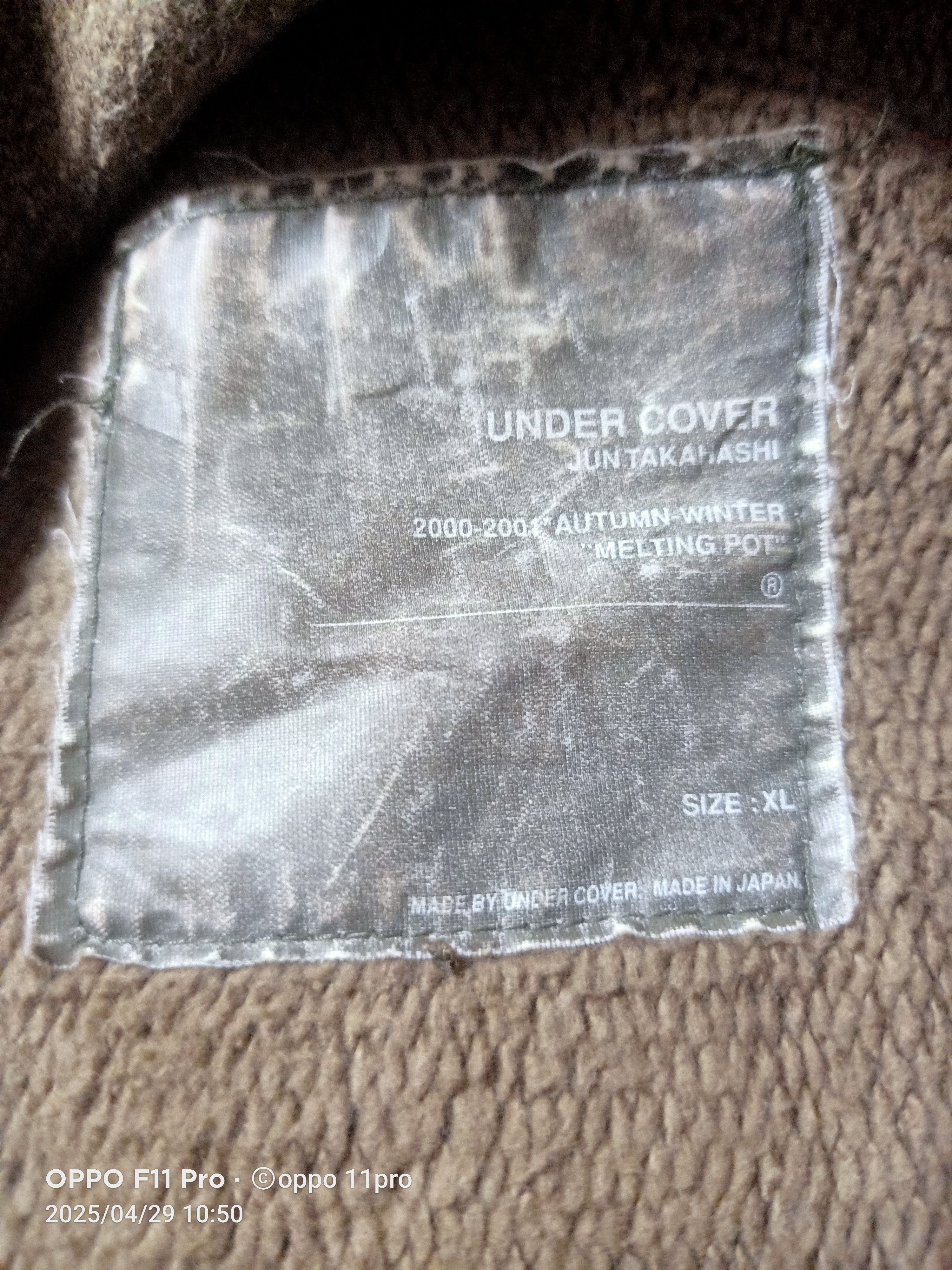Jun Takahashi × Junya Watanabe × Undercover Undercover Vintage Hoodies Aw2000s - 2001 Melting Pot Size US XL / EU 56 / 4 - 6 Thumbnail