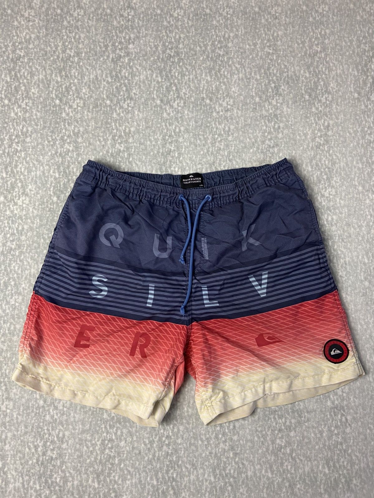 Quiksilver Quiksilver Word Block Volleyball Swim Shorts Size US 34 / EU 50 - 1 Thumbnail