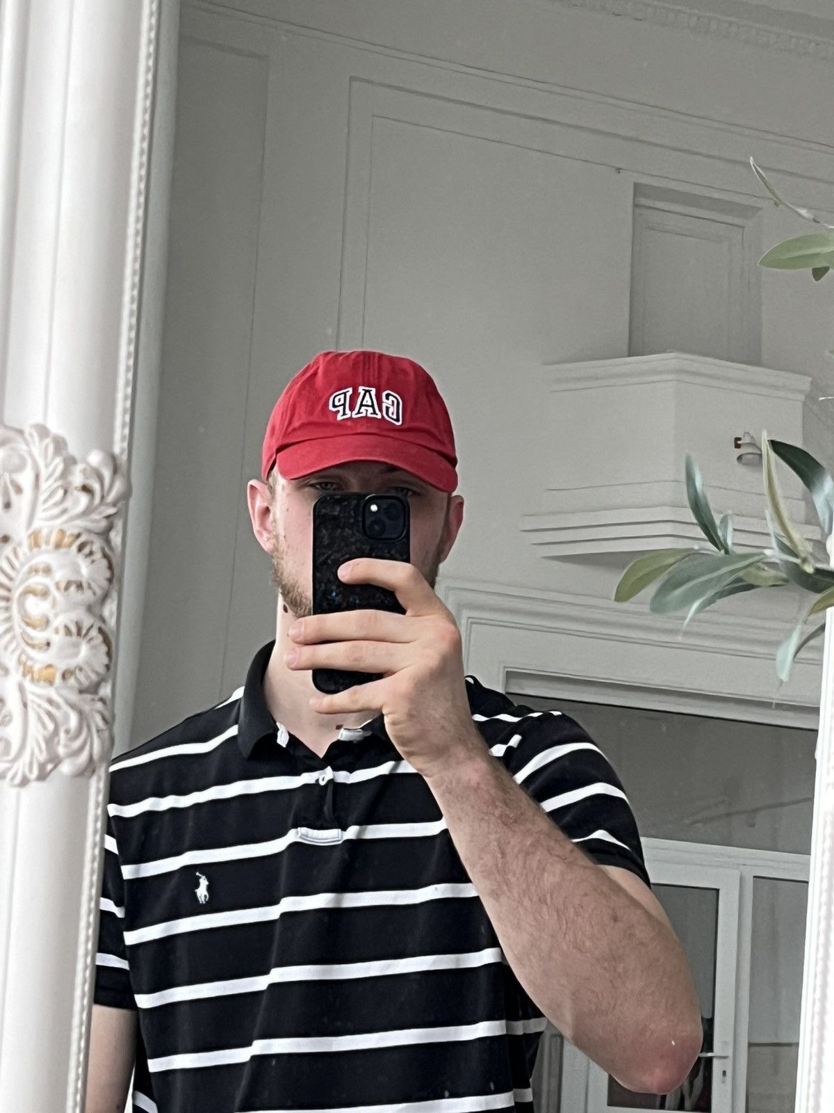 Gap Vintage Gap Red Avantgarde Minimalistic Cap Hat Yeezy style Size ONE SIZE - 4 Thumbnail