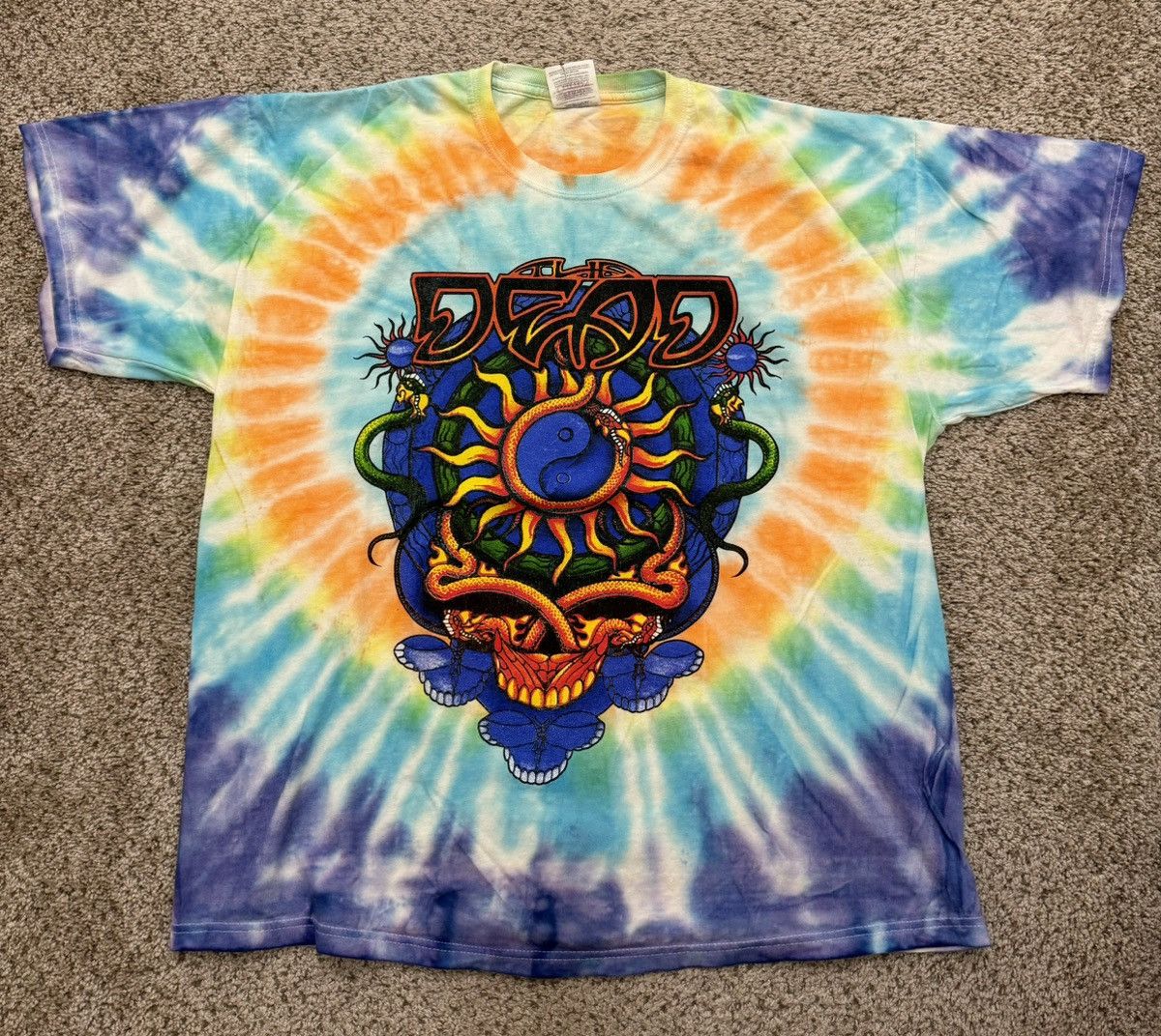 image of Vintage Grateful Dead 2003 Summer Tour With Bob Dylan, Men's (Size XL)