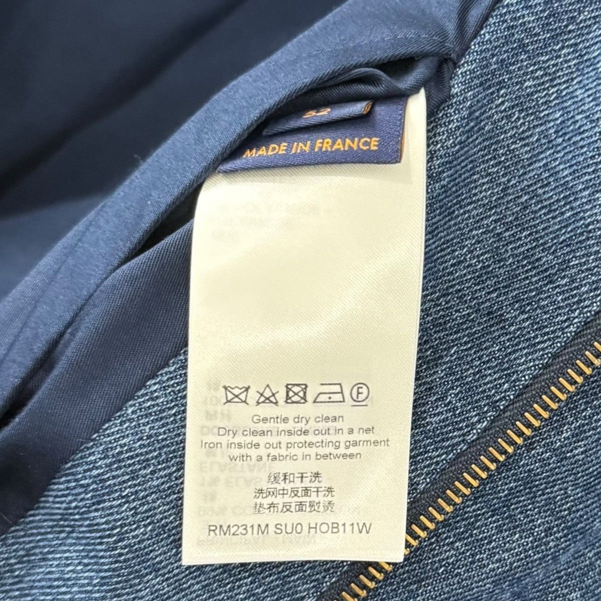 Louis Vuitton Louis Vuitton Monogram Padded Denim Jacket Indigo Size US XL / EU 56 / 4 - 6 Thumbnail