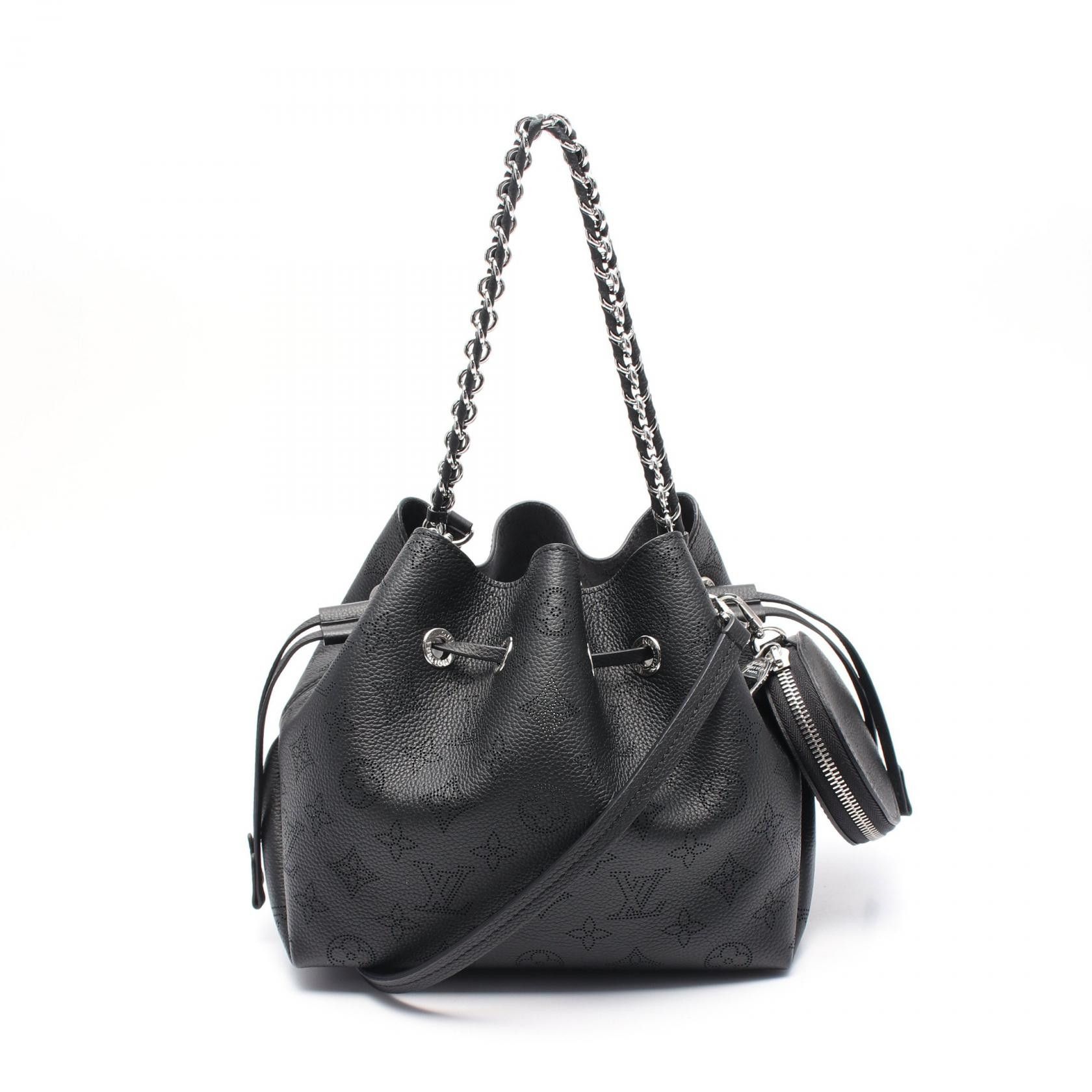 Louis Vuitton Louis Vuitton Bella Mahina 2Way Shoulder Bag Leather Shoulder Bag M57070 in Black, Women's