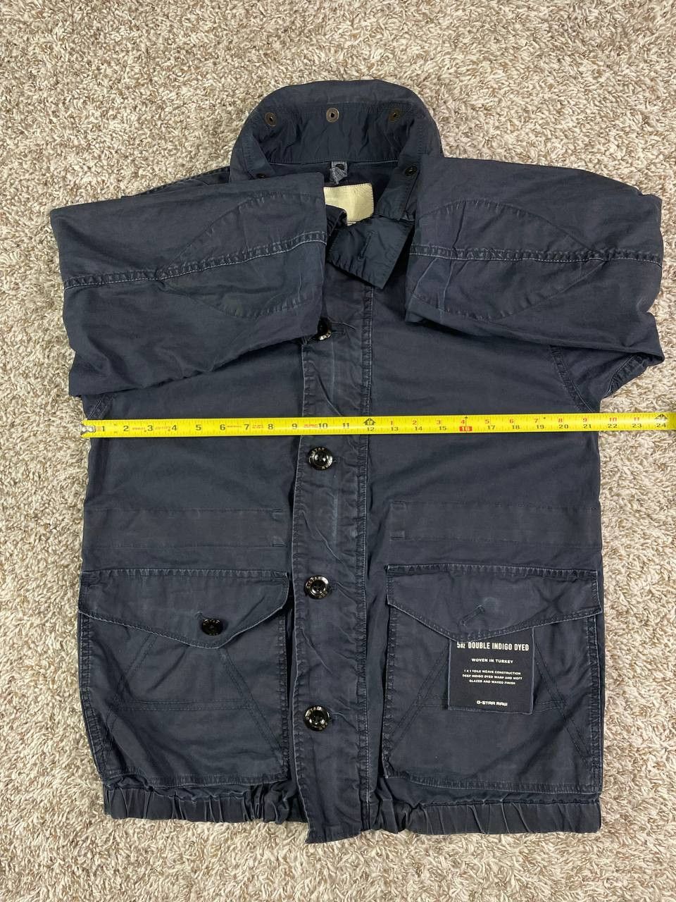 G-Star G-Star RAW Crotch Indigo Military Coat Size US L / EU 52-54 / 3 - 9 Thumbnail