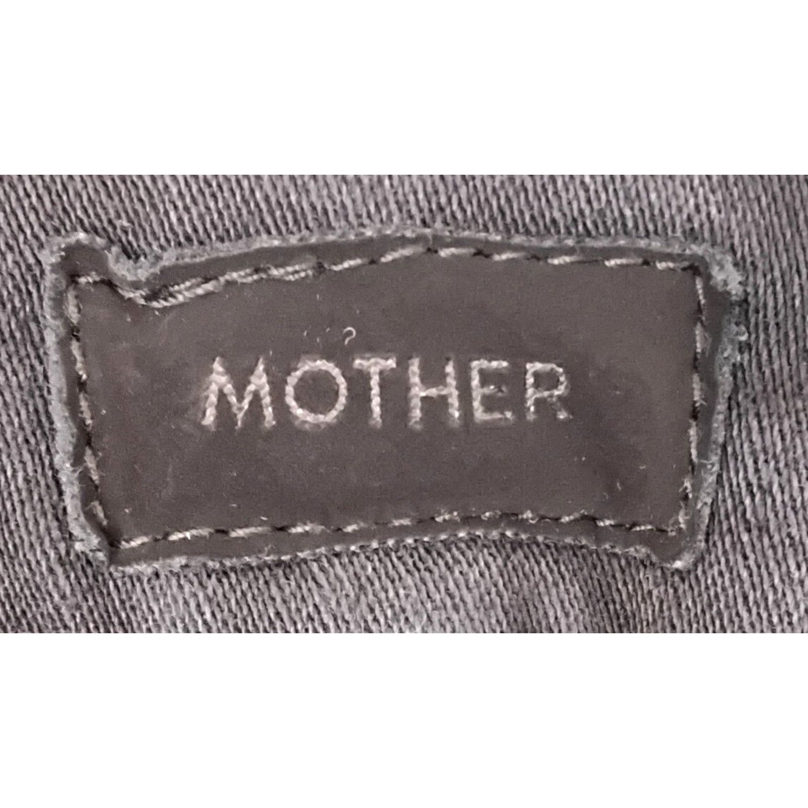 MOTHER Mother Looker Ankle Fray Jeans Women's 25 Black High Waisted Size 25" / US 0 / IT 36 - 12 Thumbnail