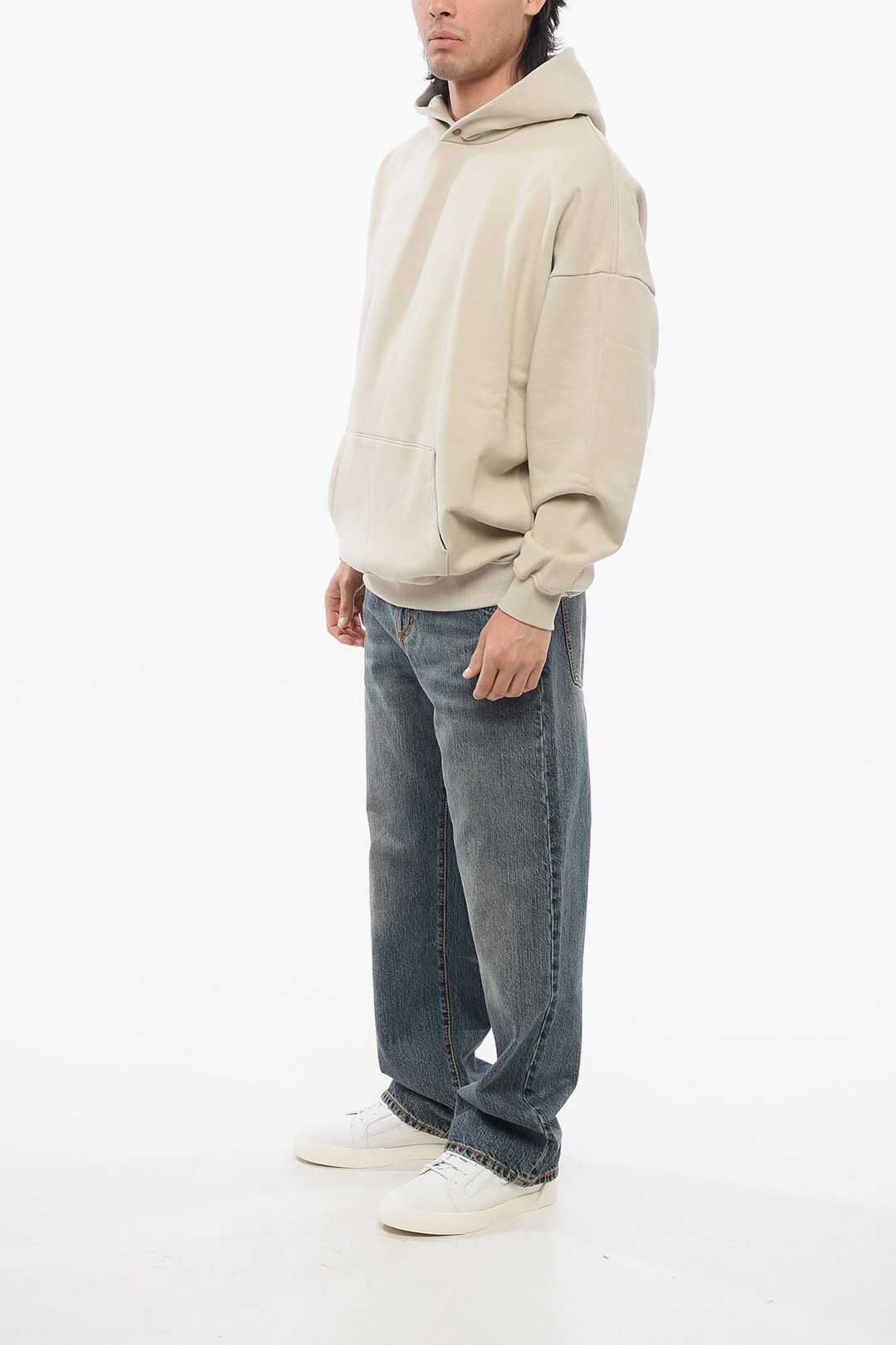 Fear of God og1mm0825 Flocked Logo Eternal Hoodie in Beige Size US L / EU 52-54 / 3 - 4 Thumbnail