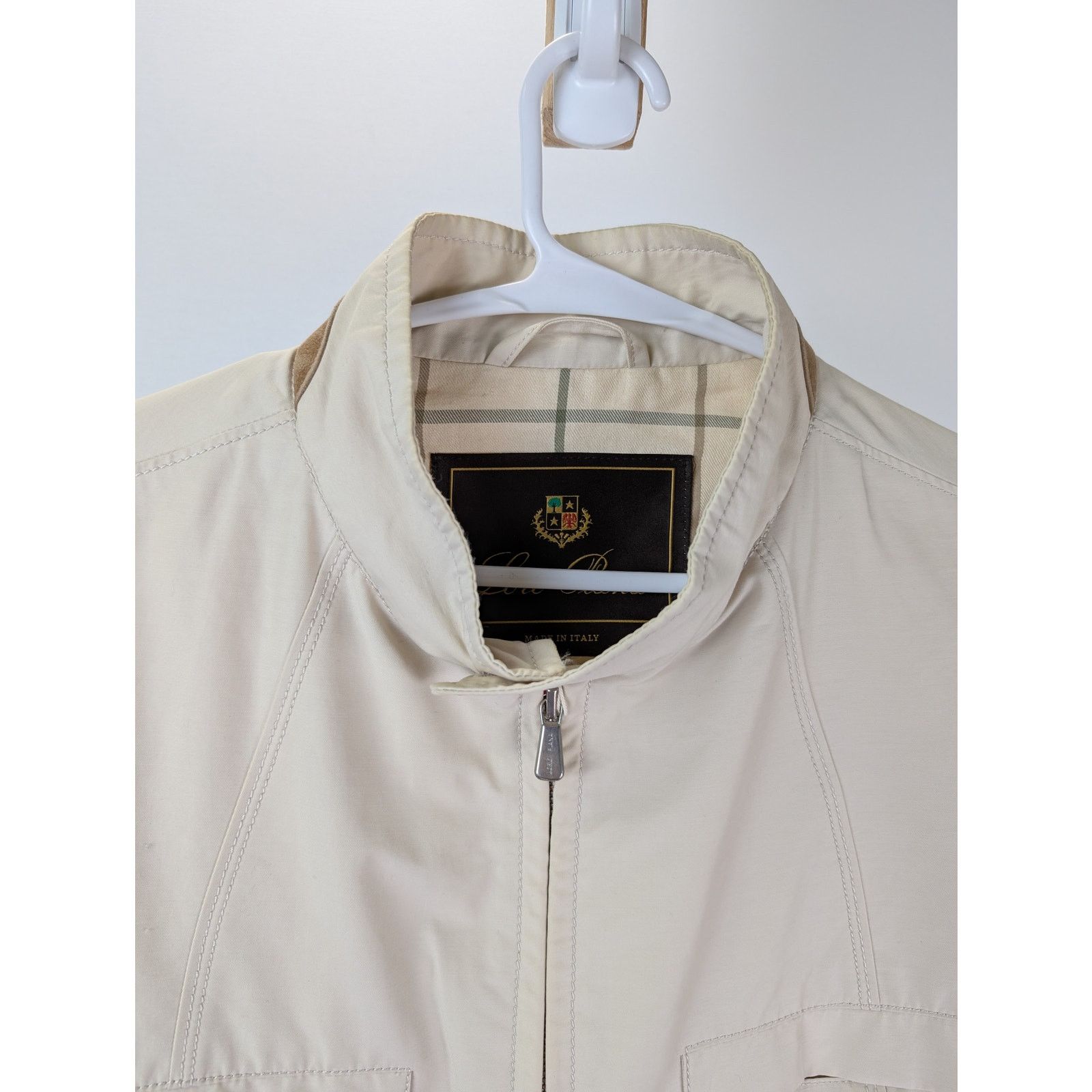 Loro Piana o1rshd1 CC20 Vestes Blousons Jacket in Beige Size US M / EU 48-50 / 2 - 6 Thumbnail