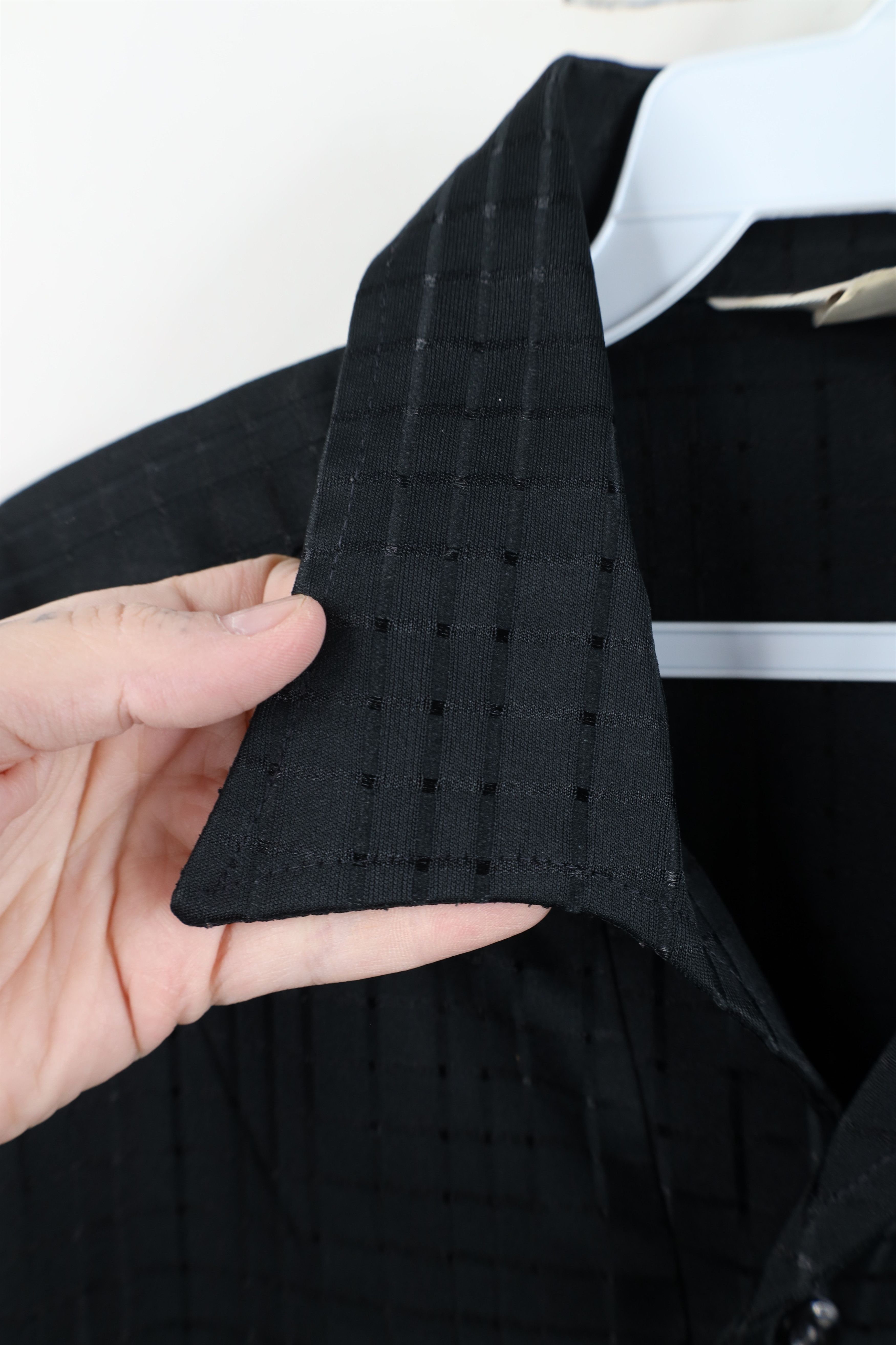 Vintage Vintage 60s 70s Streetwear Collared Polo Shirt Black USA Size US M / EU 48-50 / 2 - 6 Thumbnail