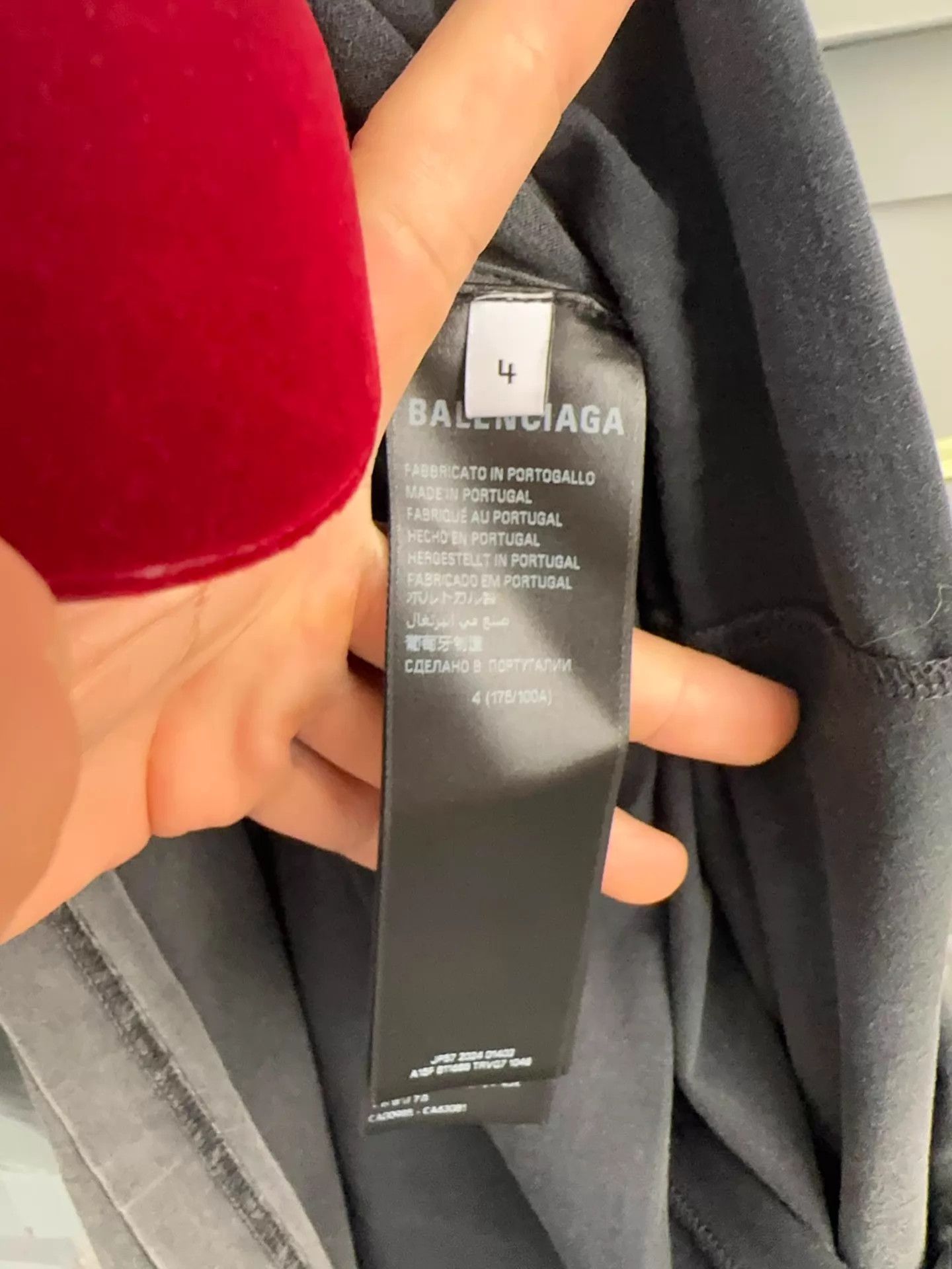 Balenciaga Balenciaga Georgia Night short sleeve T-shirt Black 4 Size S / US 4 / IT 40 - 6 Thumbnail