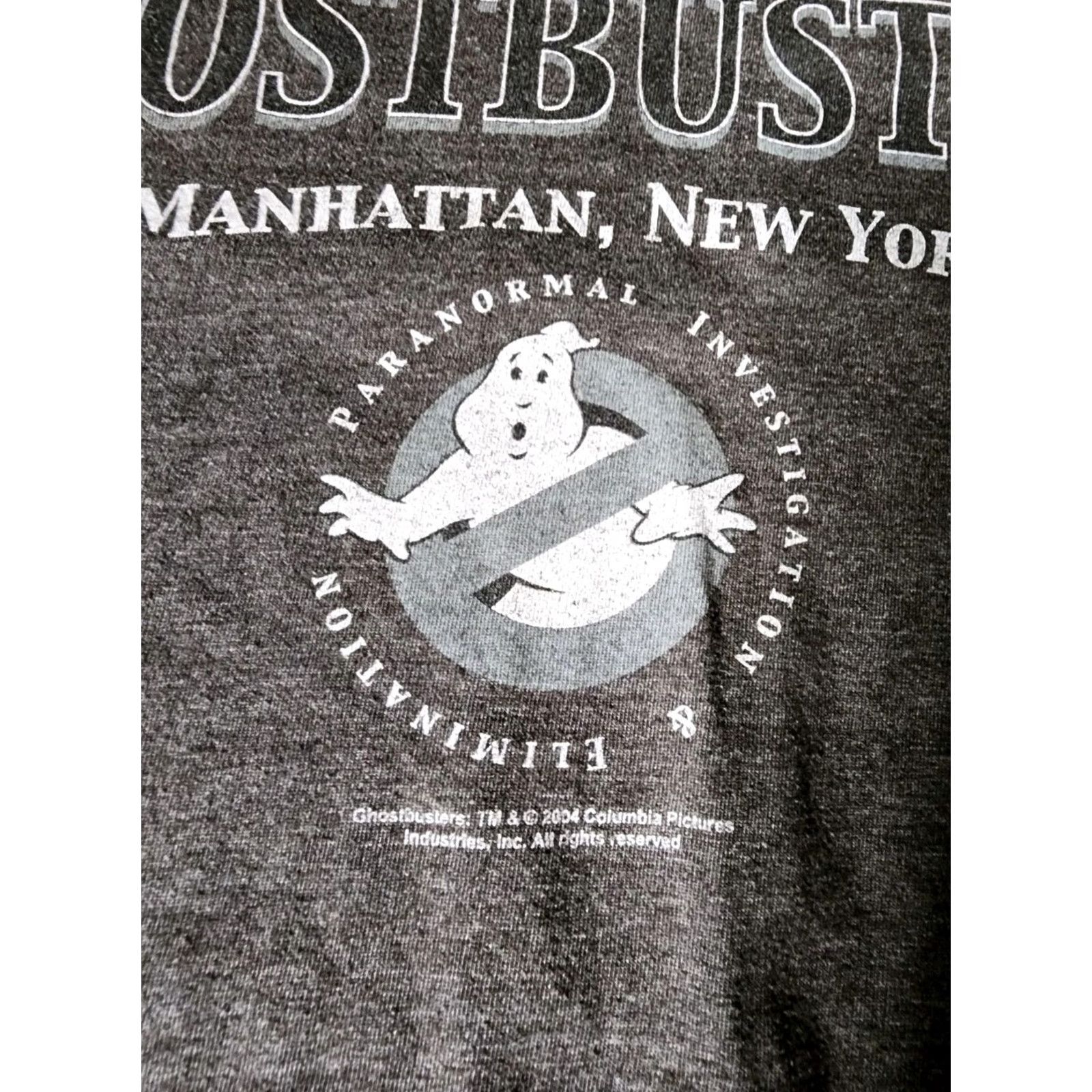 Vintage Vintage Thunder Creek Ghostbusters T Shirt Mens M Distressed Gray Cotton Crew Neck Short Sleeve Graphic Print 2000s Retro Bohemian Geek Hipster Nerd Size US M / EU 48-50 / 2 - 6 Thumbnail