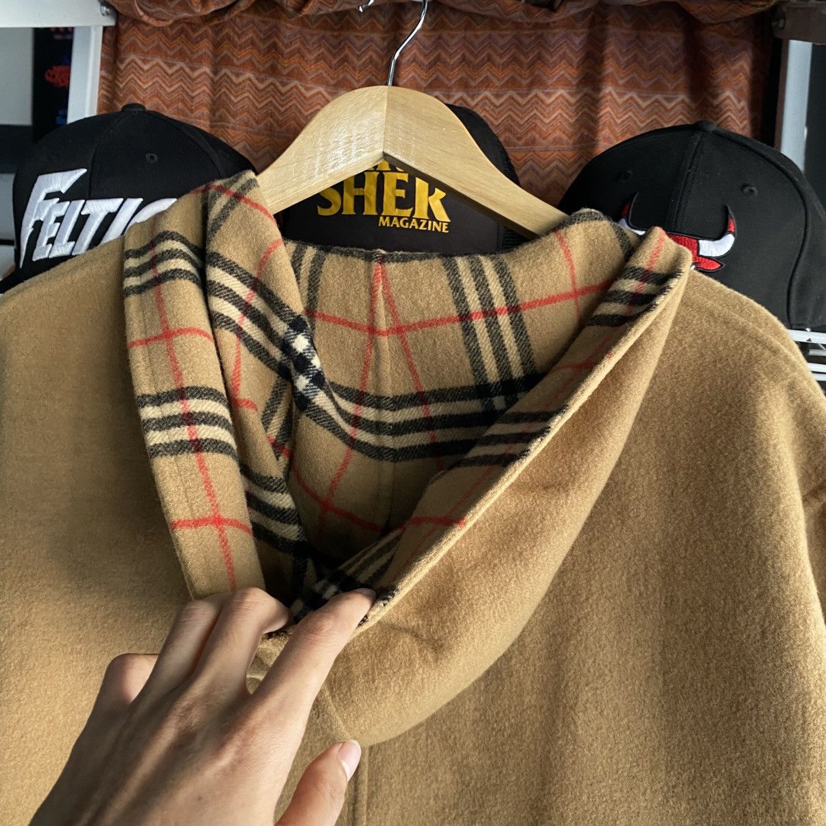 Burberry Prorsum Vintage Burberrys Prorsum Wool & Cashmere Coat Nova Check Size US L / EU 52-54 / 3 - 12 Thumbnail
