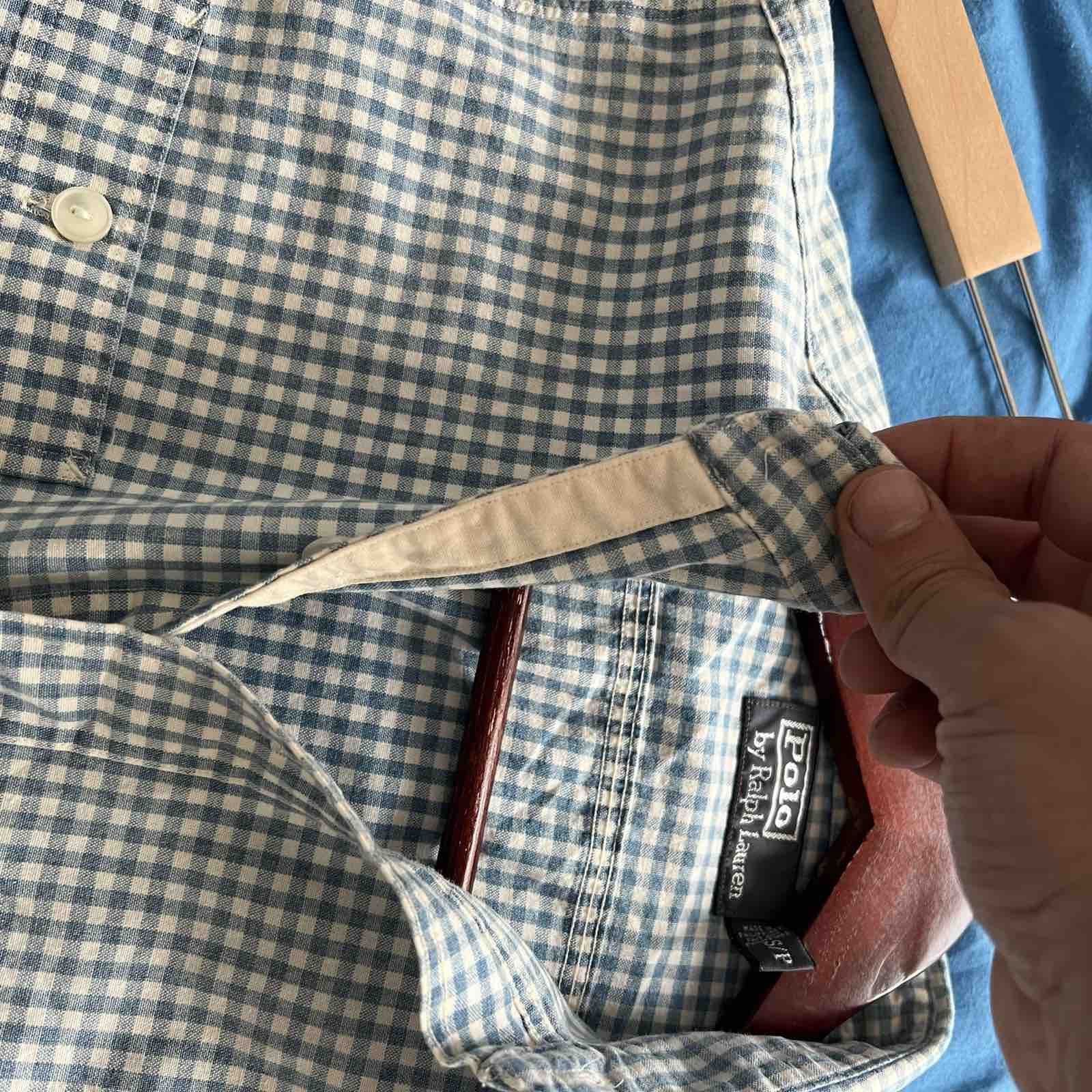 Polo Ralph Lauren Polo Ralph Lauren Shipyard Supply Men Blue Twill Plaid Shirt Size US S / EU 44-46 / 1 - 7 Thumbnail