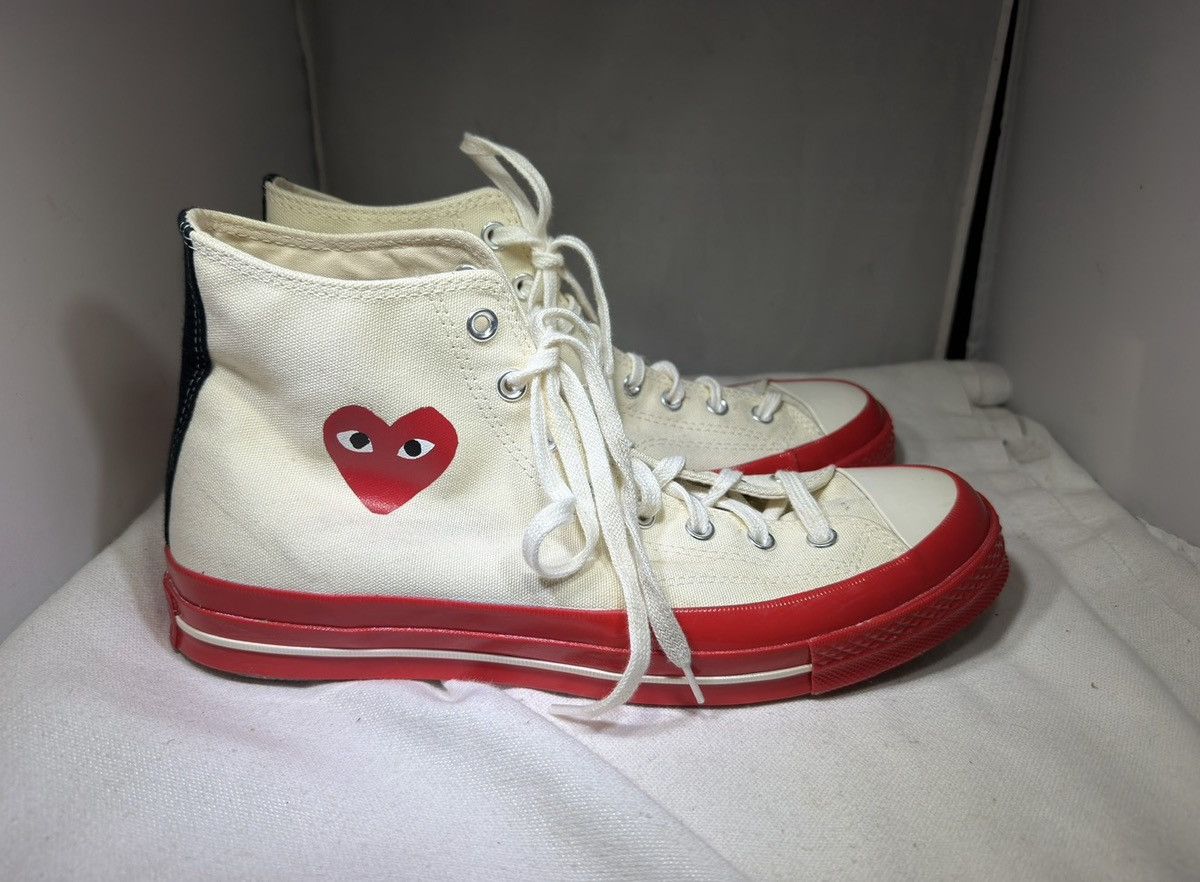 Converse Converse Chuck 70 CDG Pristine Red Egret Men 11.5 High Size US 11.5 / EU 44-45 - 3 Thumbnail