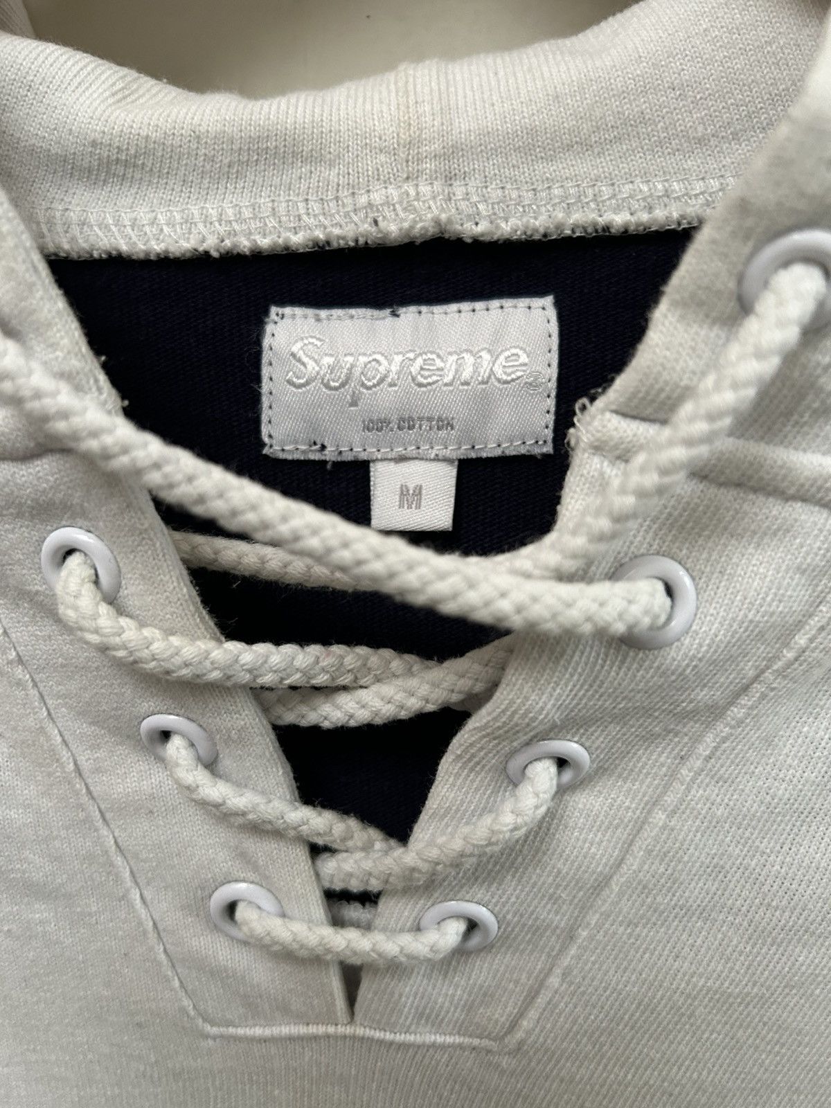 Supreme ❌❌SOLDOUT❌❌Supreme Hooded Hockey Top White SS15 Size US M / EU 48-50 / 2 - 3 Thumbnail