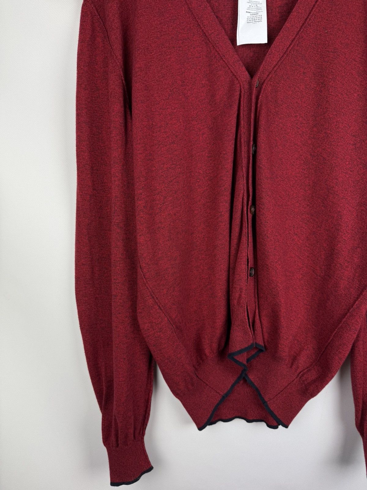 Maison Margiela Maison Margiela Button Front Elbow Patches Cardigan Sweater Size US XL / EU 56 / 4 - 7 Thumbnail