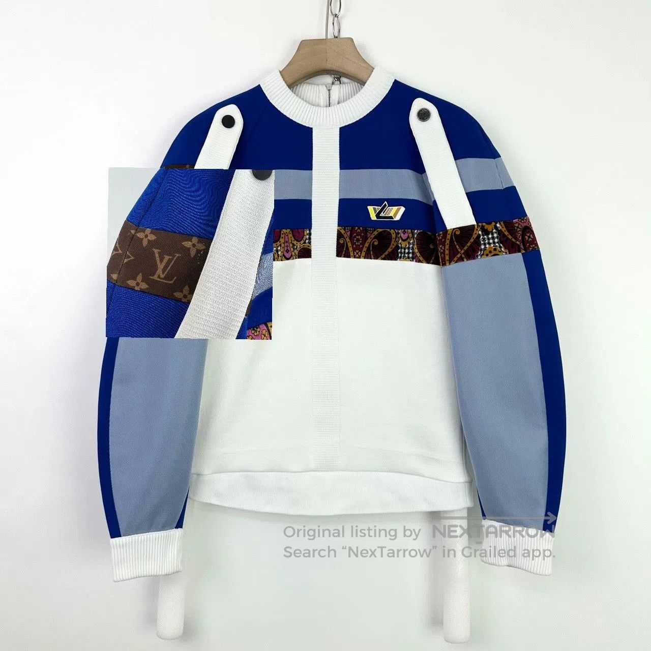 Louis Vuitton Louis Vuitton Colorblock Zip Raglan Sweatshirt. Size S / US 4 / IT 40 - 7 Thumbnail