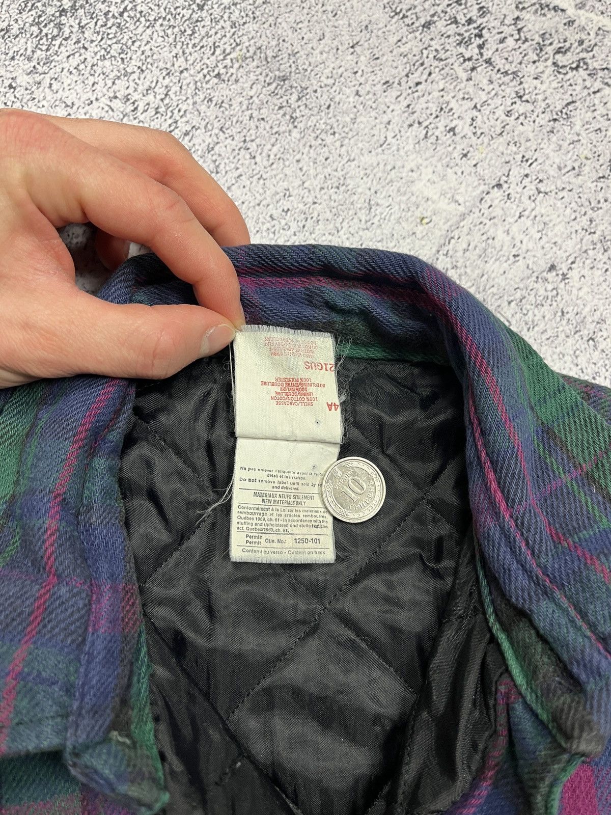 Flannel × Vintage Vintage 90’s Codet Made in USA Flannel Plaid Shirt Jacket Size US L / EU 52-54 / 3 - 10 Thumbnail