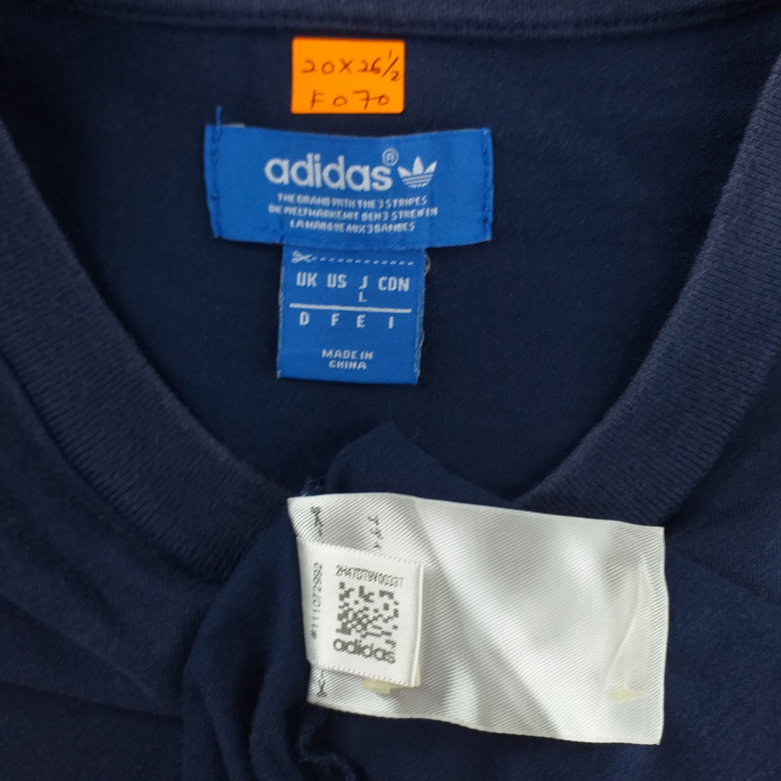Adidas Adidas Trefoil Big Logo Medium Tshirt -F070 Size US M / EU 48-50 / 2 - 6 Thumbnail