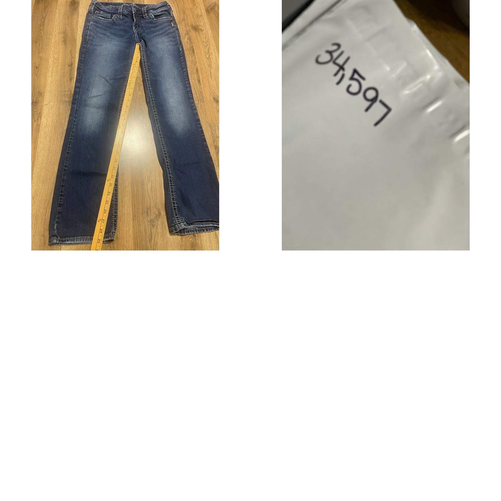 Silver Jeans Co. Silver Jeans Womens Jeans 29/31 Blue Denim Dark Wash SUKI Mid Slim Boot Size 29" - 8 Thumbnail