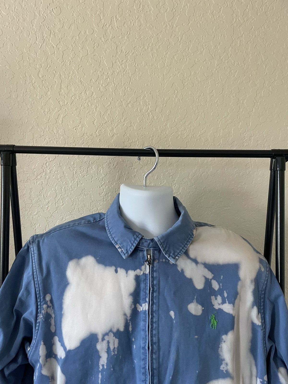 Polo Ralph Lauren Cotton Classic Zippered lightweight jacket (Bleach Blasted) Size US L / EU 52-54 / 3 - 4 Thumbnail