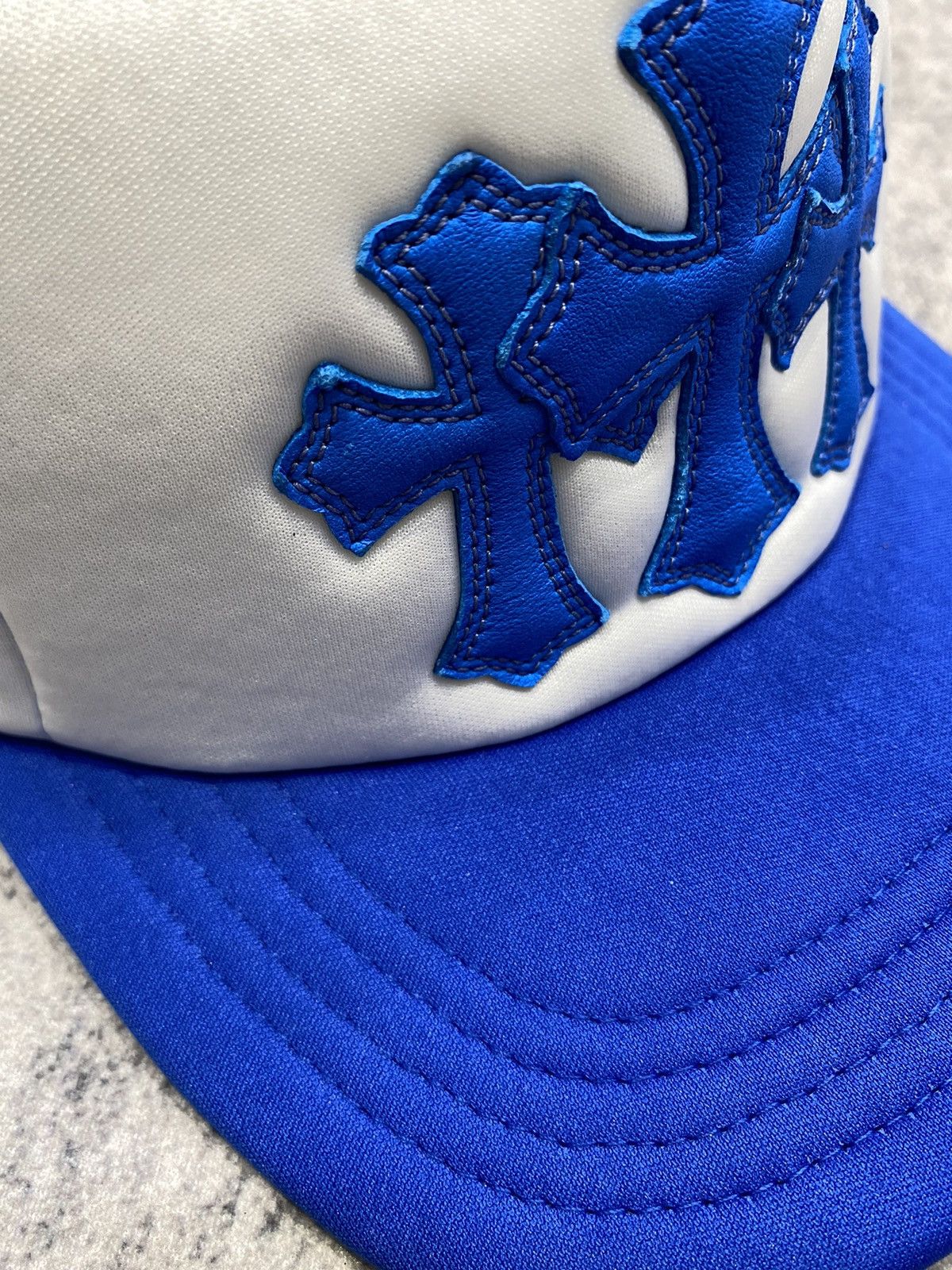Chrome Hearts Chrome hearts hat trucker king taco blue Size ONE SIZE - 5 Thumbnail