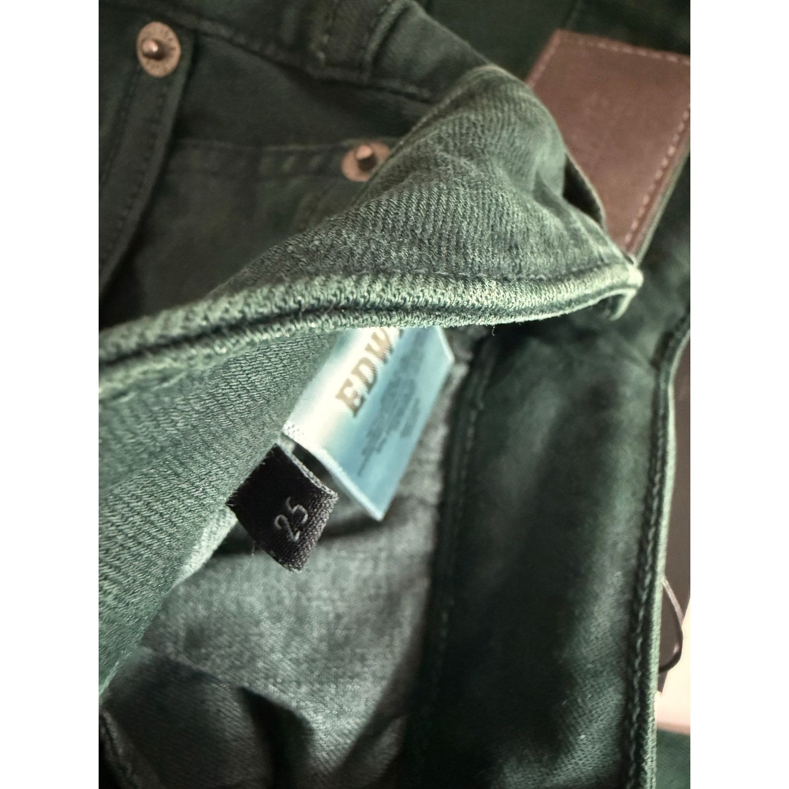 Edwin $188 New Edwin Lark Ankle Bootcut jeans - Size 25 - Green Size 25" / US 0 / IT 36 - 8 Thumbnail