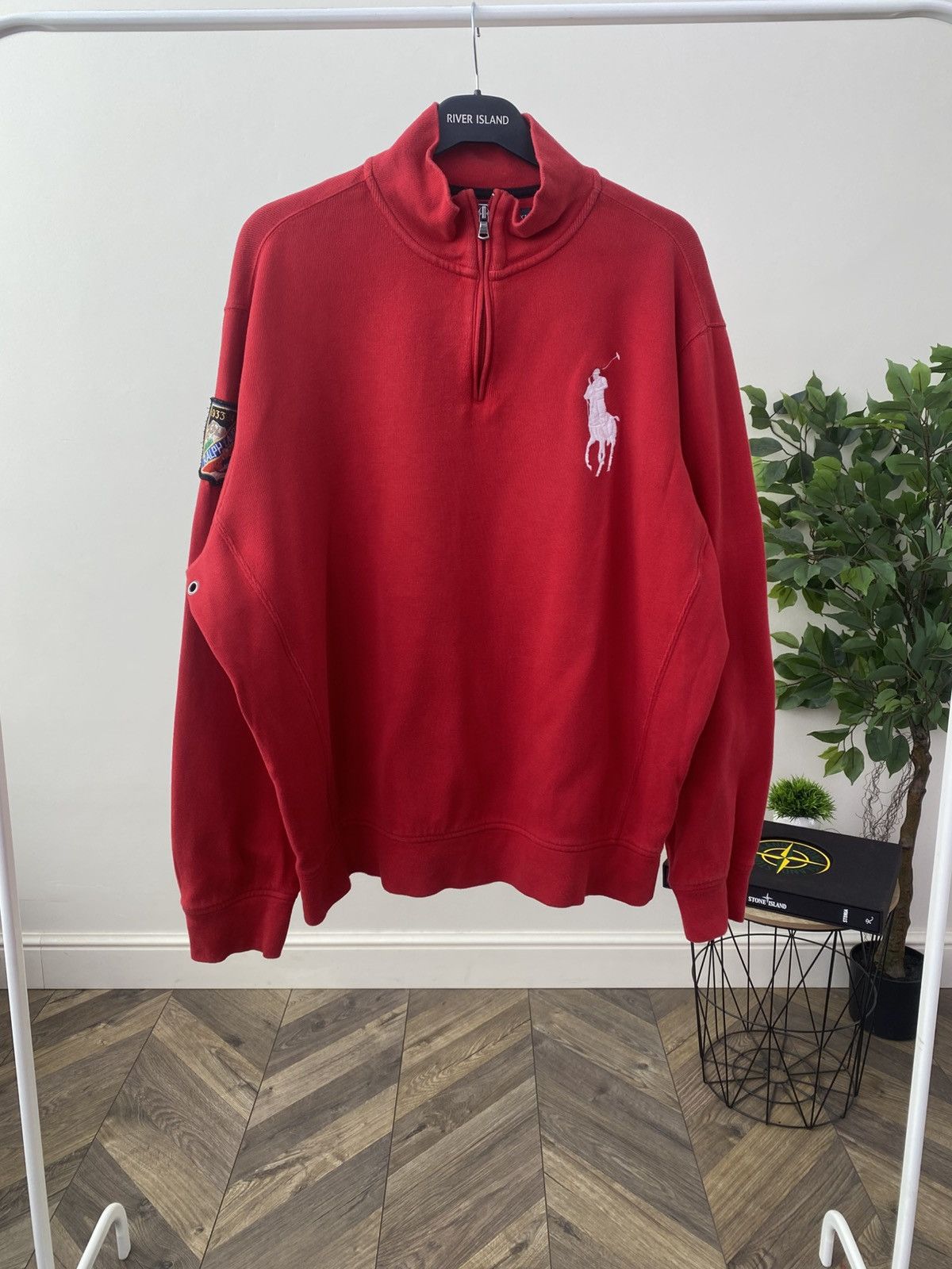 Polo Ralph Lauren Vintage Polo Ralph Lauren 1/4 zip sweatshirt Size US XL / EU 56 / 4 - 3 Thumbnail