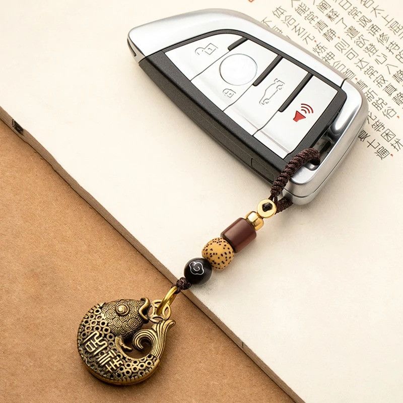 Other Lucky Fish Keyring Car Keychain Brass Holder Hanging Charms Size ONE SIZE - 5 Thumbnail